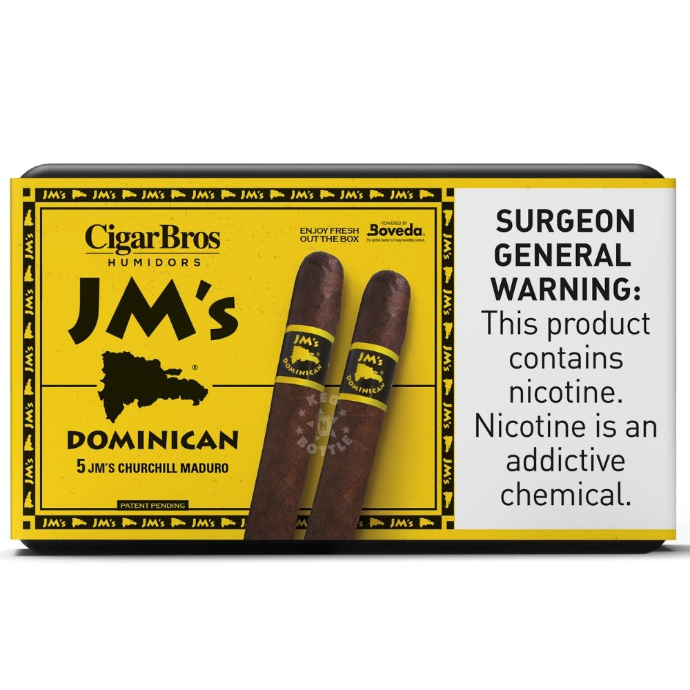JM's Premium Cigars Set + Personal Humidor by CigarBros | Keg N Bottle