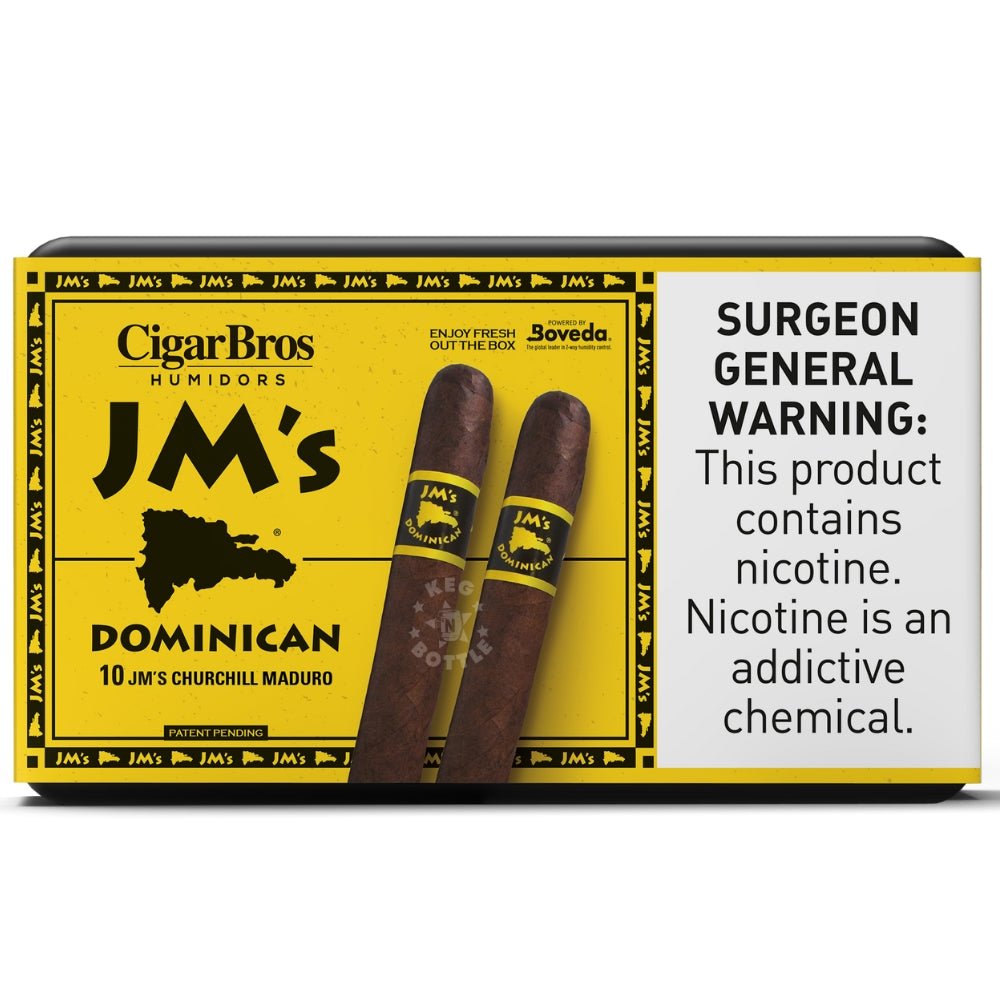 JM's Premium Cigars Set + Personal Humidor by CigarBros | Keg N Bottle