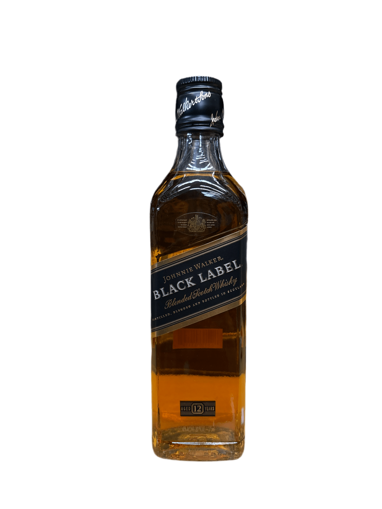 Johnnie Walker Black Label Blended Scotch Whisky (375 mL) - Keg N Bottle