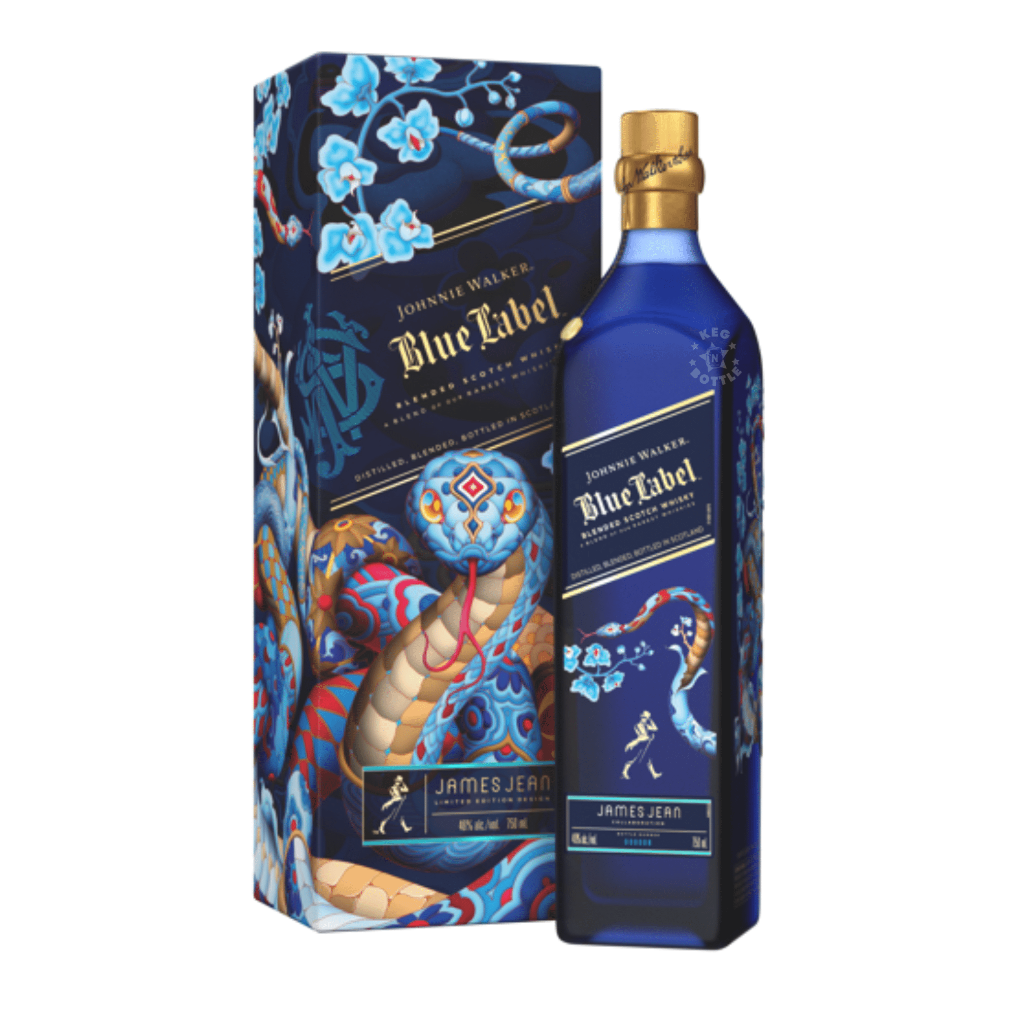 Johnnie Walker Blue Label 2024 Year of the Snake (750 ml) - Keg N Bottle
