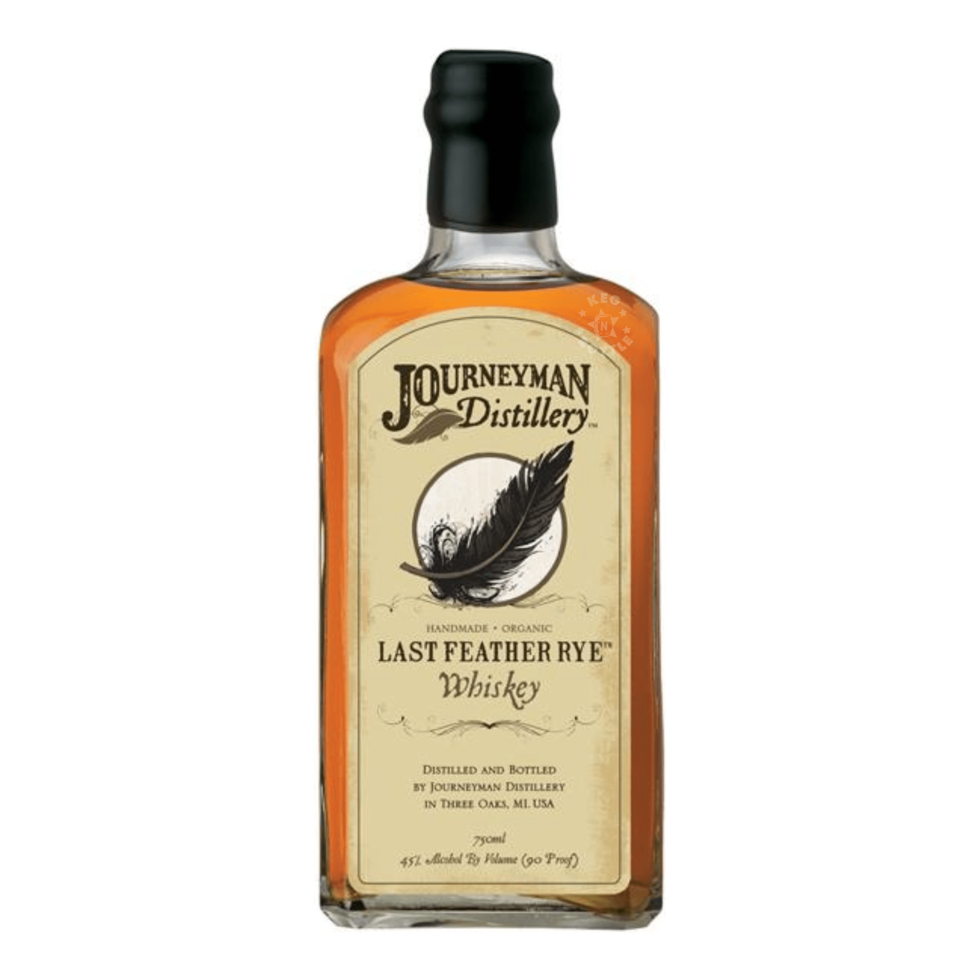 Journeyman Distillery Last Feather Rye Whiskey (750 ml) | Keg N Bottle