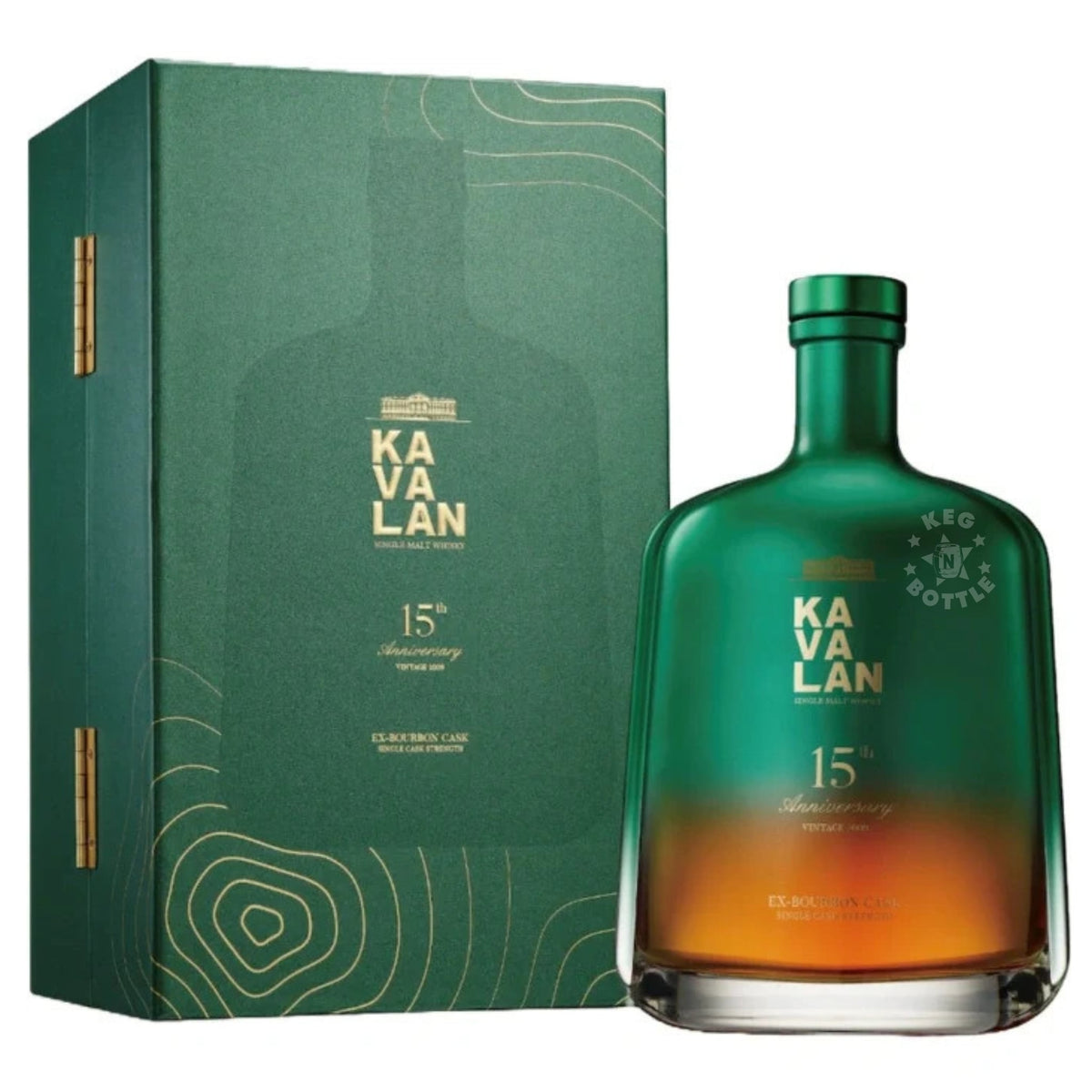 Kavalan 15th Anniversary Ex-Bourbon Cask Single Malt Whisky (750 