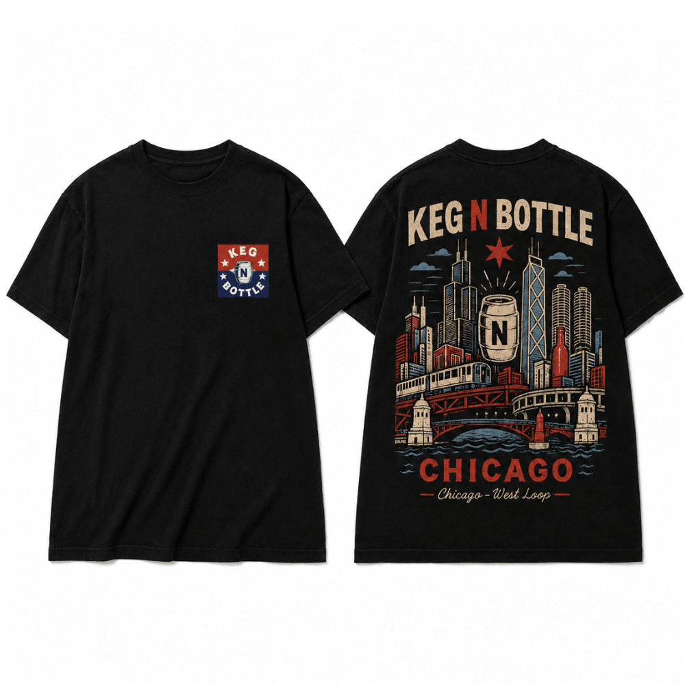 Keg N Bottle City Connect T Shirt - Chicago Edition