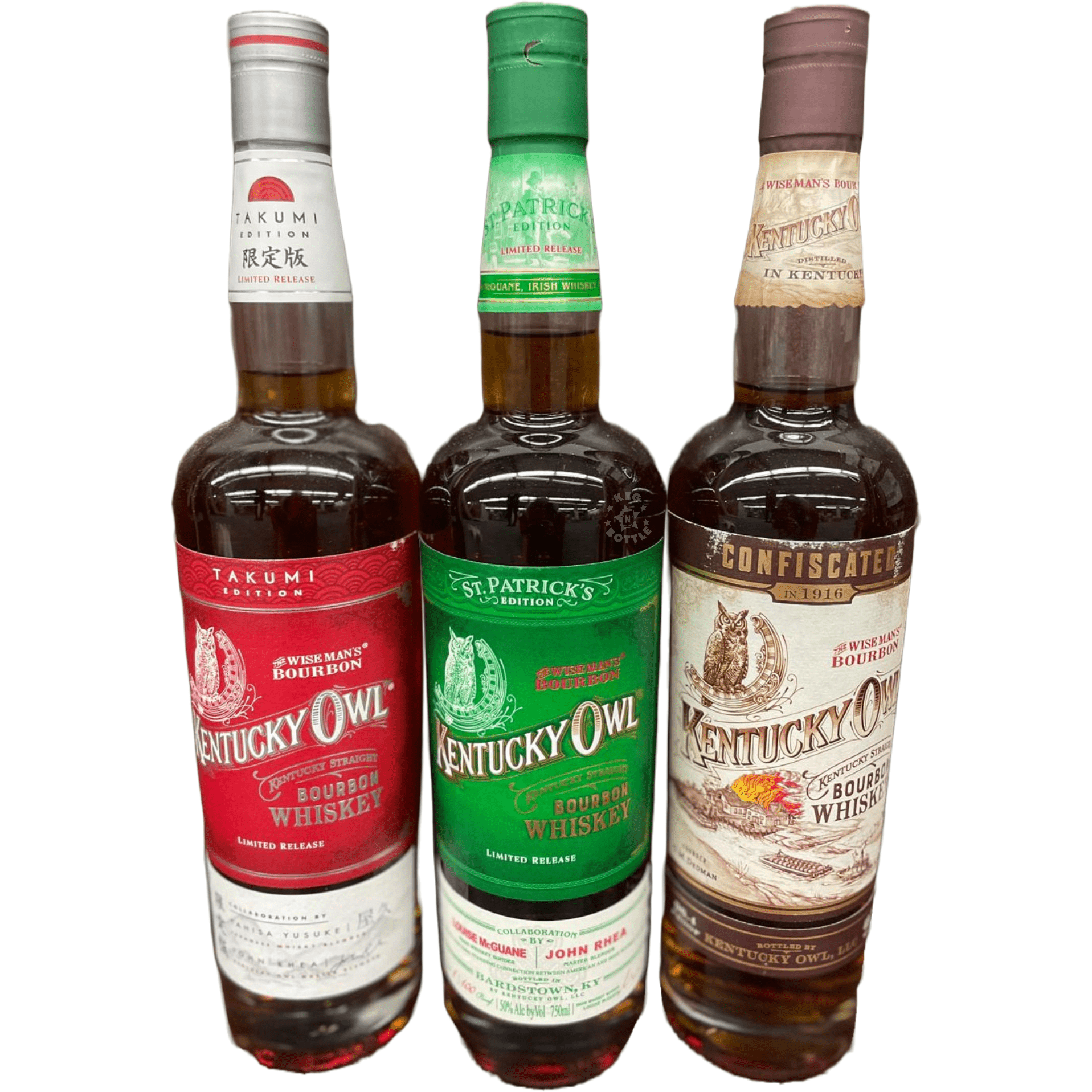 Kentucky Owl Combo Pack (3 x 750 ml) | Keg N Bottle