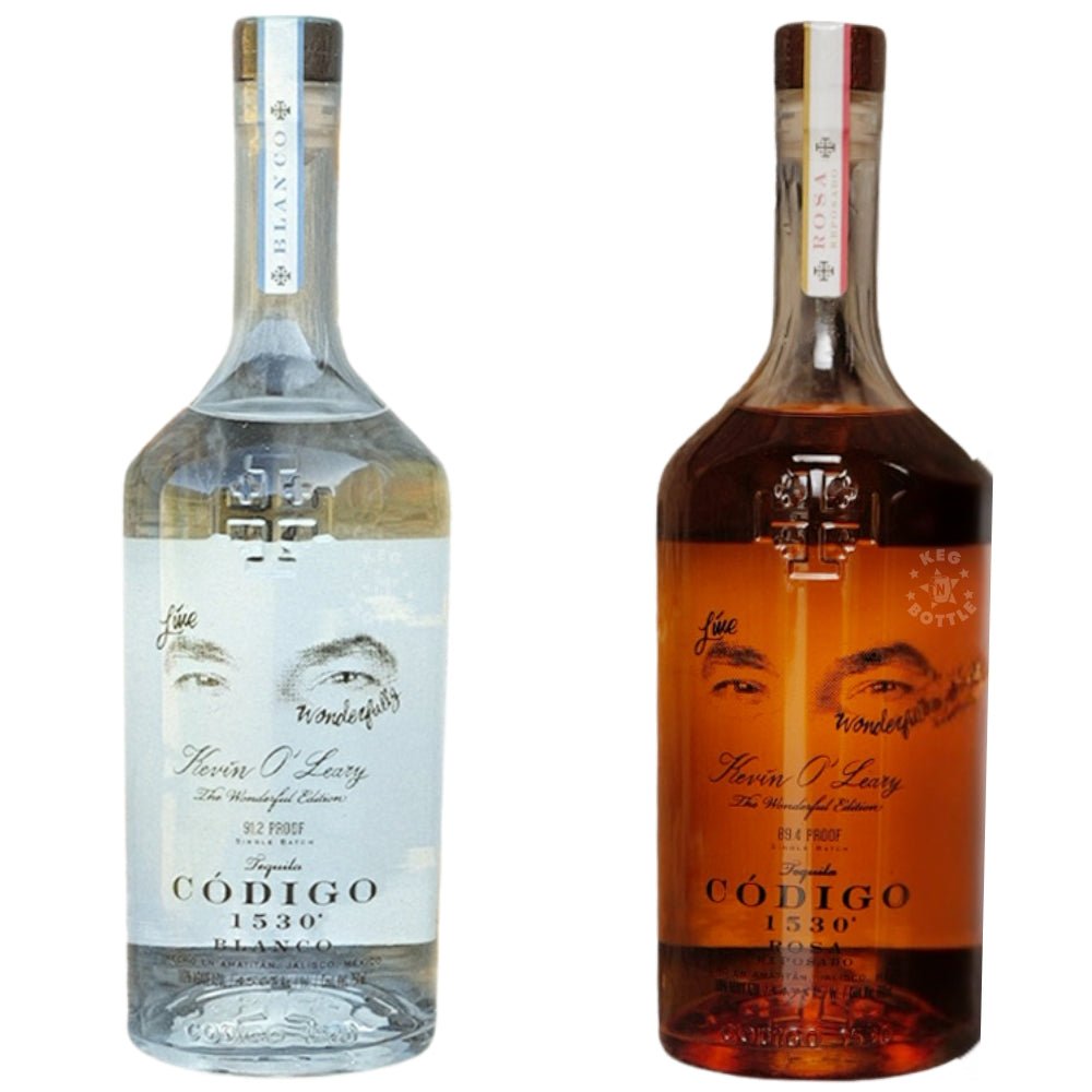 Kevin O’Leary Código 1530 Blanco Still Strength and Rosa Reposado Bundle (2 x 750 ml)