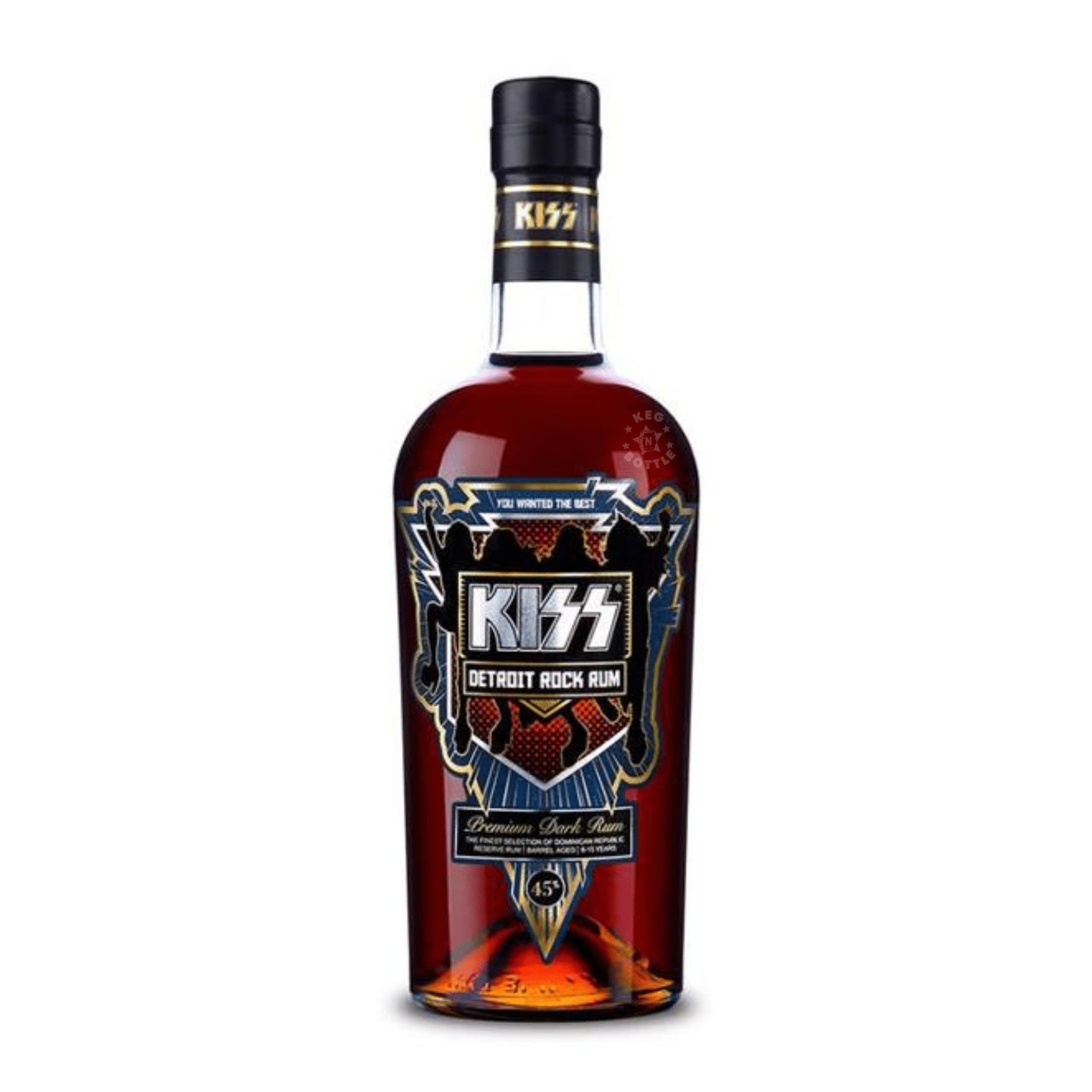 KISS Detroit Rock Rum (700ml) - Keg N Bottle