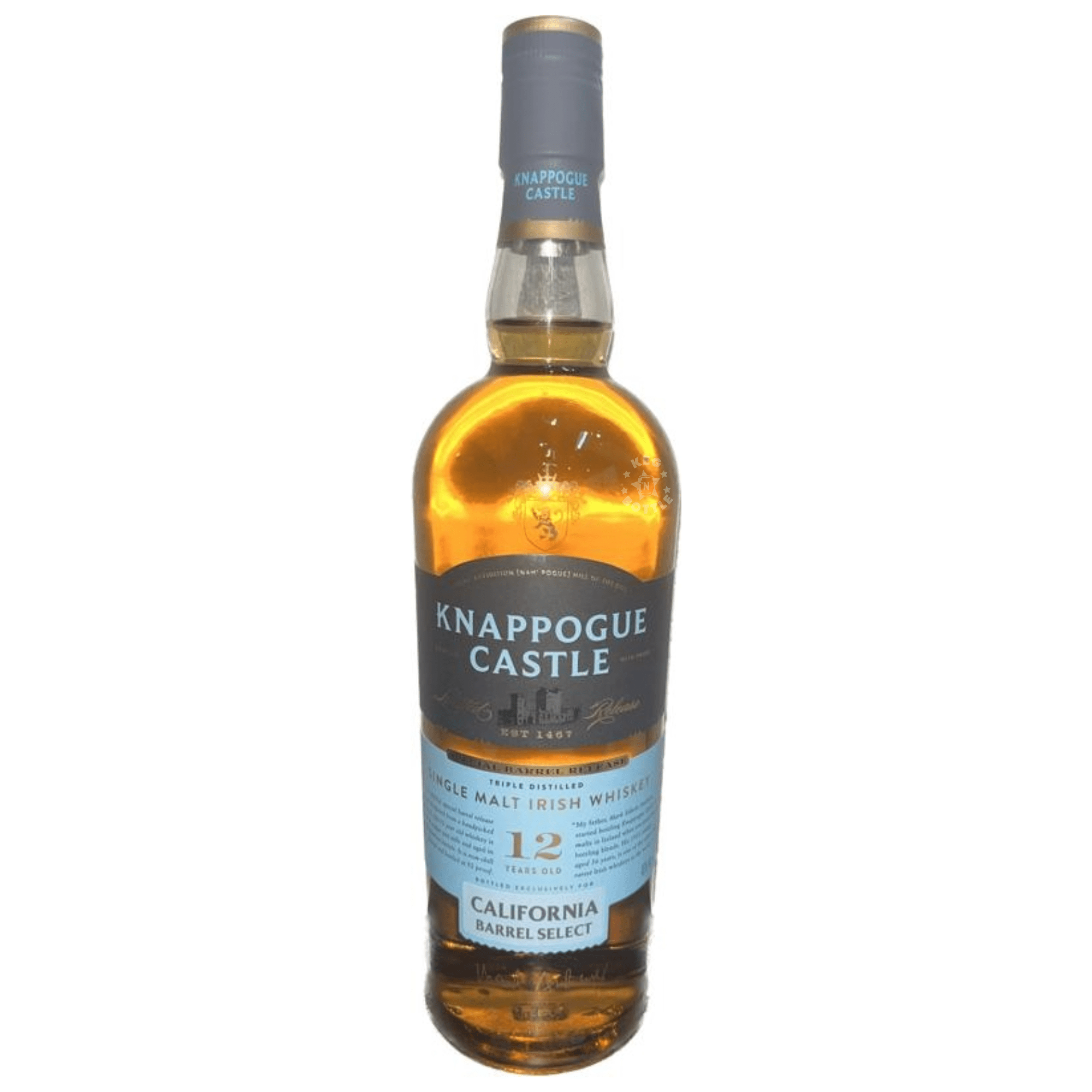 Knappogue Castle California Barrel Select Single Malt (750 ml) | Keg N Bottle