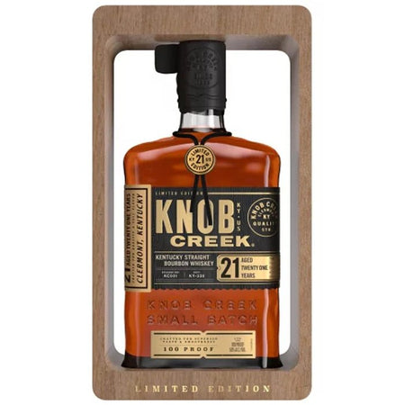 Knob Creek 21 Year 100 Proof Bourbon Whiskey (750mL) | Keg N Bottle