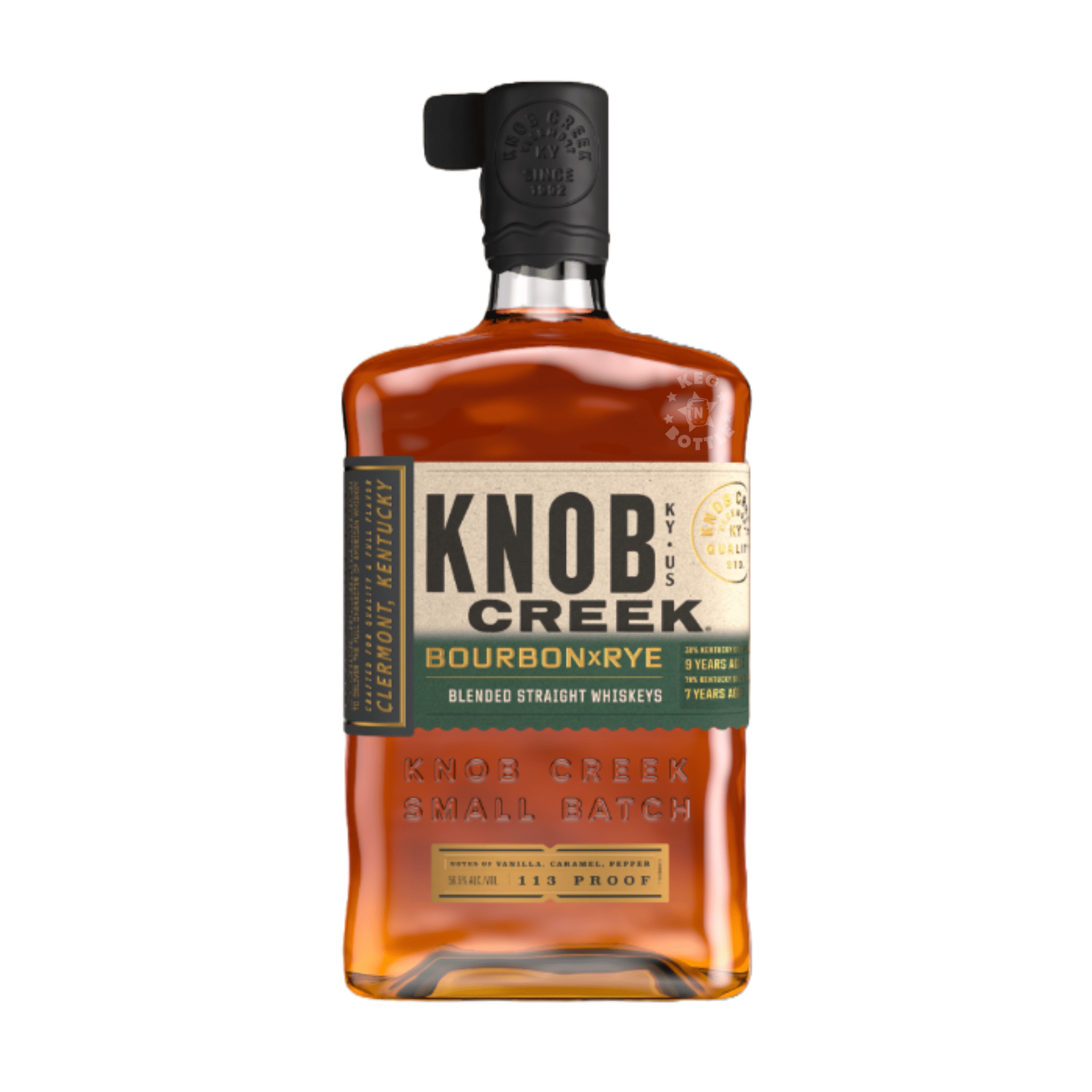 Knob Creek Bourbon x Rye Blended Straight Whiskeys (750 ml) - Keg N Bottle