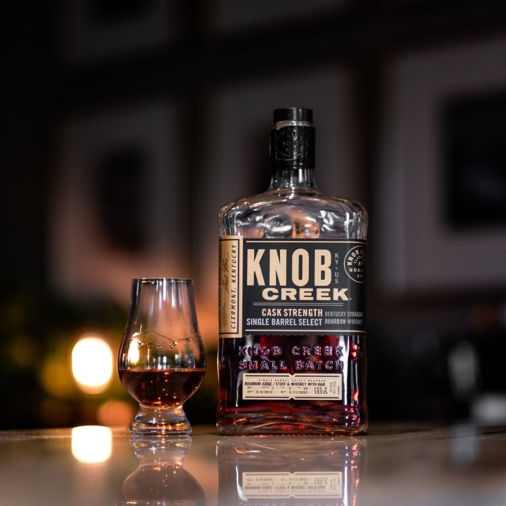 Knob Creek Single Barrel Bourbon - Cask Strength - The Bourbon Judge x Stuff & Whiskey & Keg N Bottle Private Barrel Pick 750 ml | Keg N Bottle