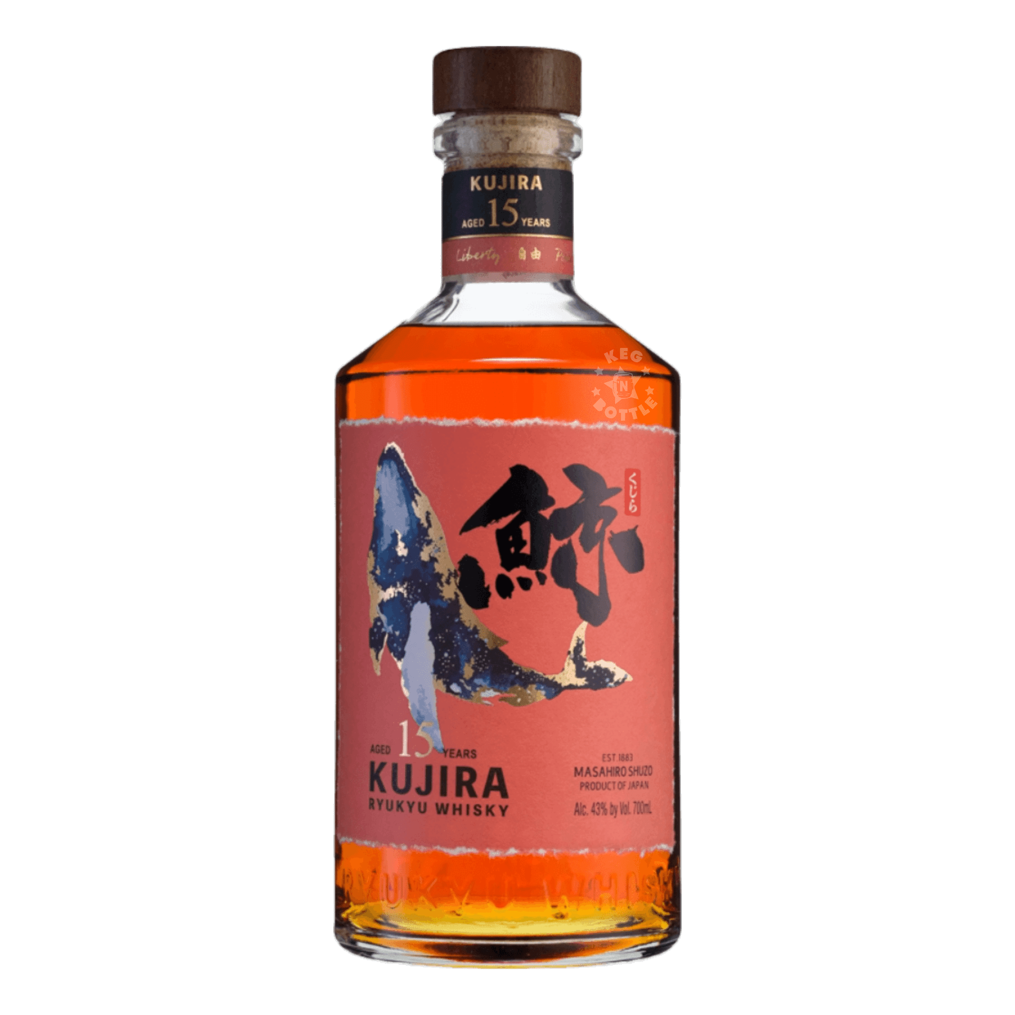 Kujira Ryukyu 15 Year Japanese Whisky (700 ml) | Keg N Bottle