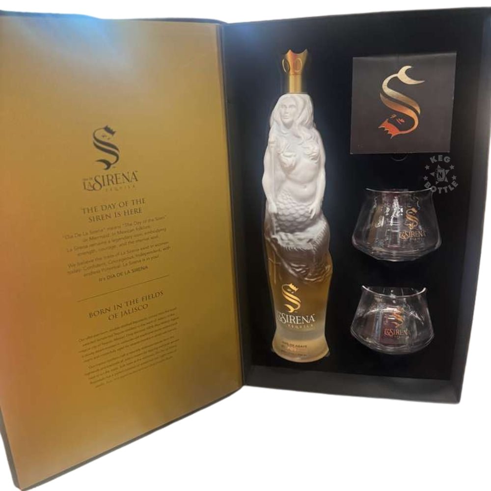 La Sirena Tequila Reposado Gift Set (750 ml) | Keg N Bottle