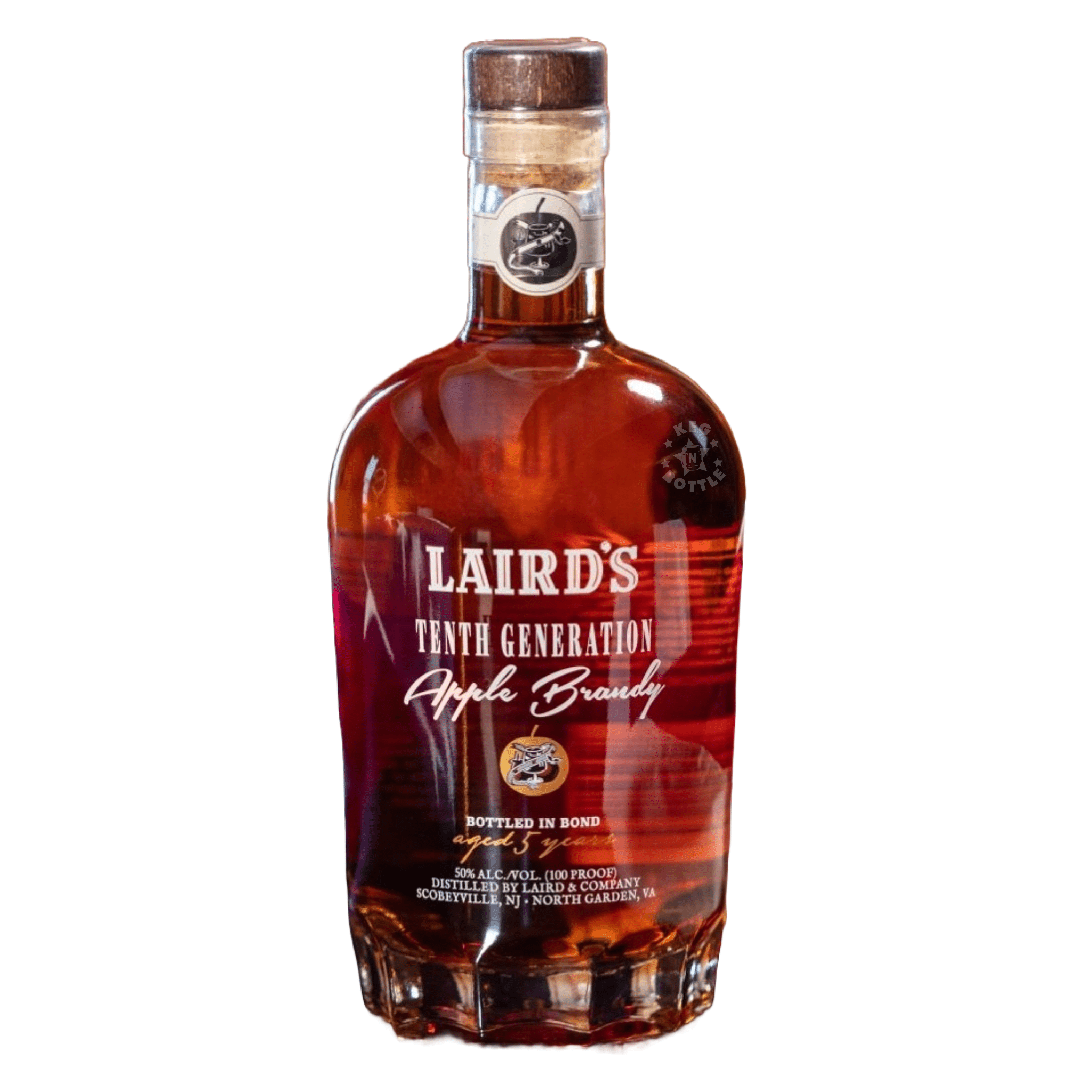 Laird's 10th Generation Apple Brandy Bottled in Bond (750 ml) | Keg N Bottle