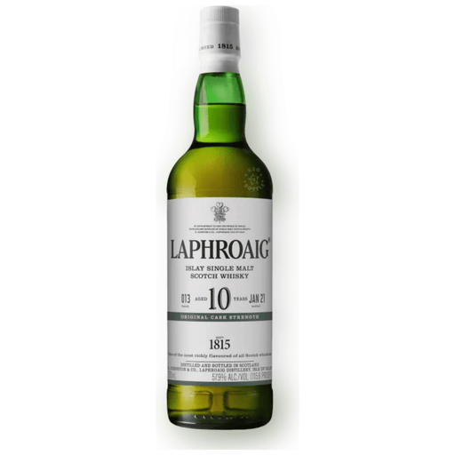 Laphroaig 10 Year Cask Strength Single Malt Scotch Whisky (750 ml) | Keg N Bottle