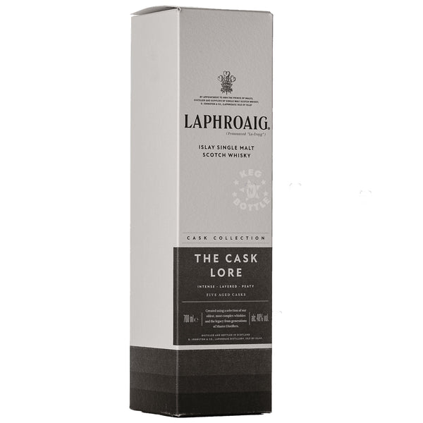 ウイスキー Laphroaig Lore Islay Single Malt Whisky Laphroaig Lore Islay Single Malt Scotch Whiskey (750mL) | Keg N Bottle