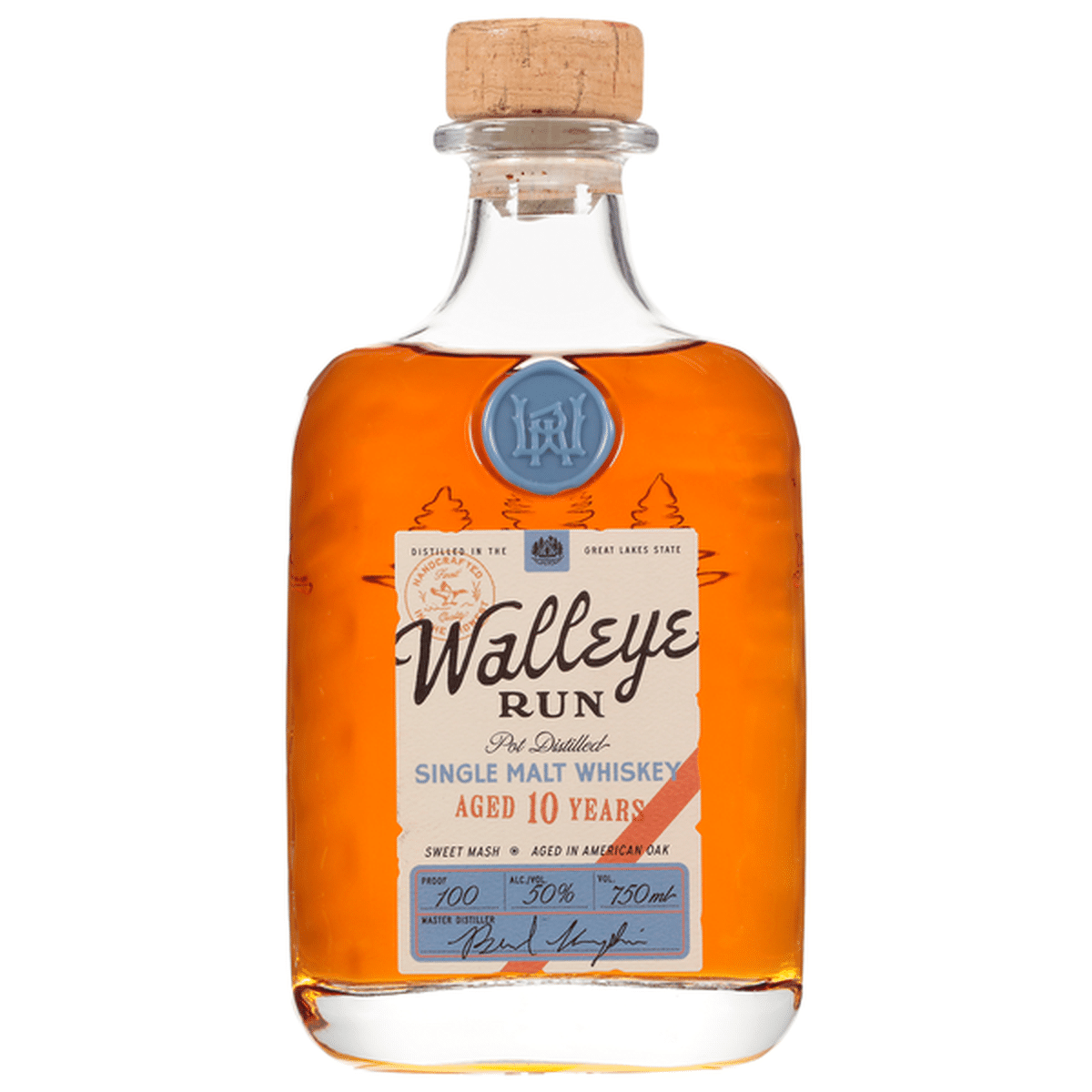 Walleye Run 10 Year Single Malt Whiskey (750mL)
