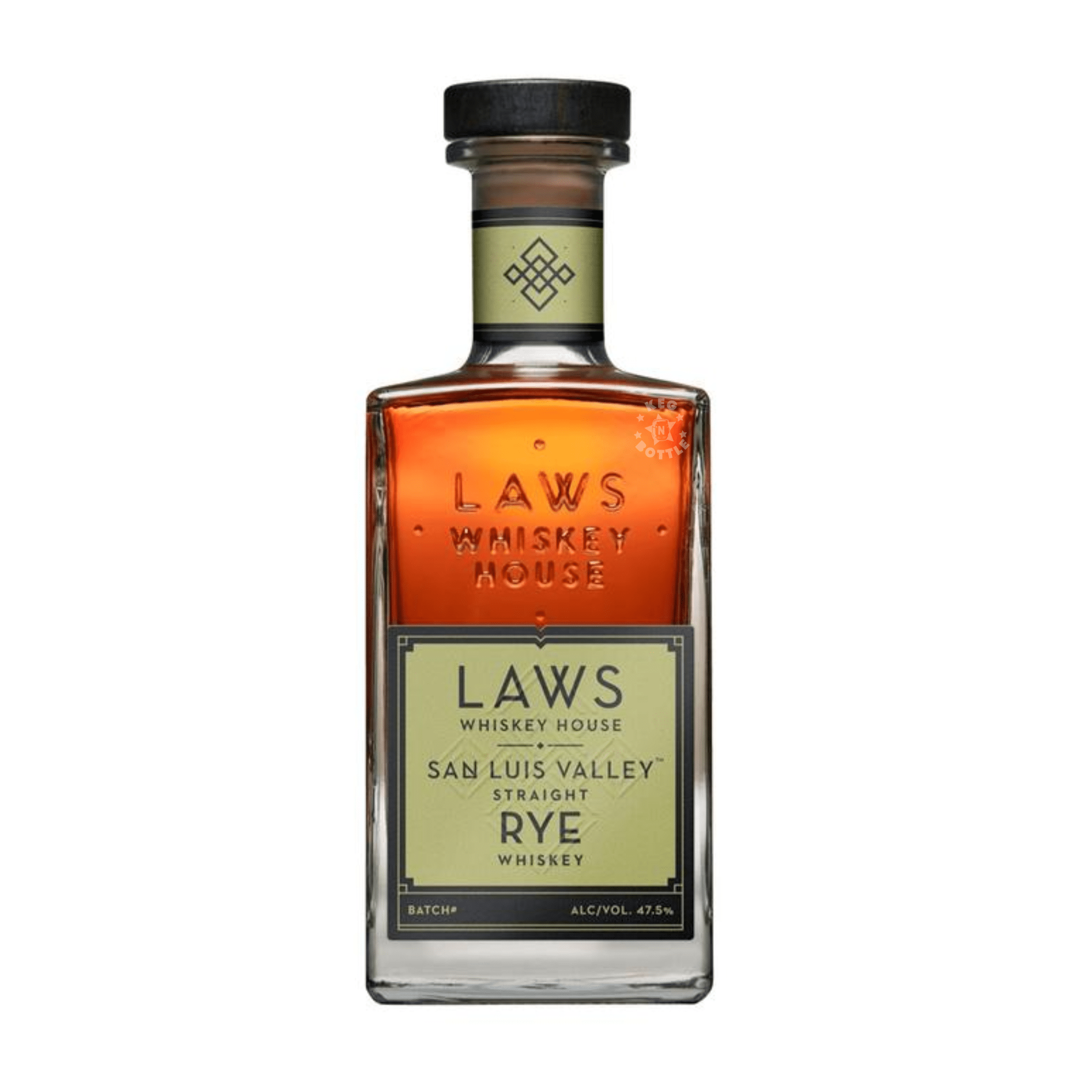 Laws San Luis Valley Rye Whiskey (750 ml) - Keg N Bottle