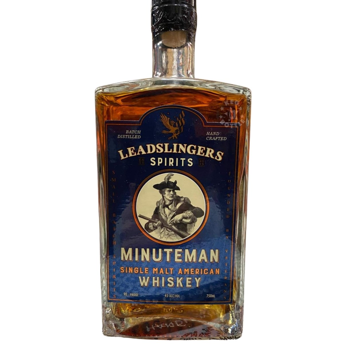Leadslingers Minuteman Single Malt American Whiskey (750 ml) | Keg N Bottle
