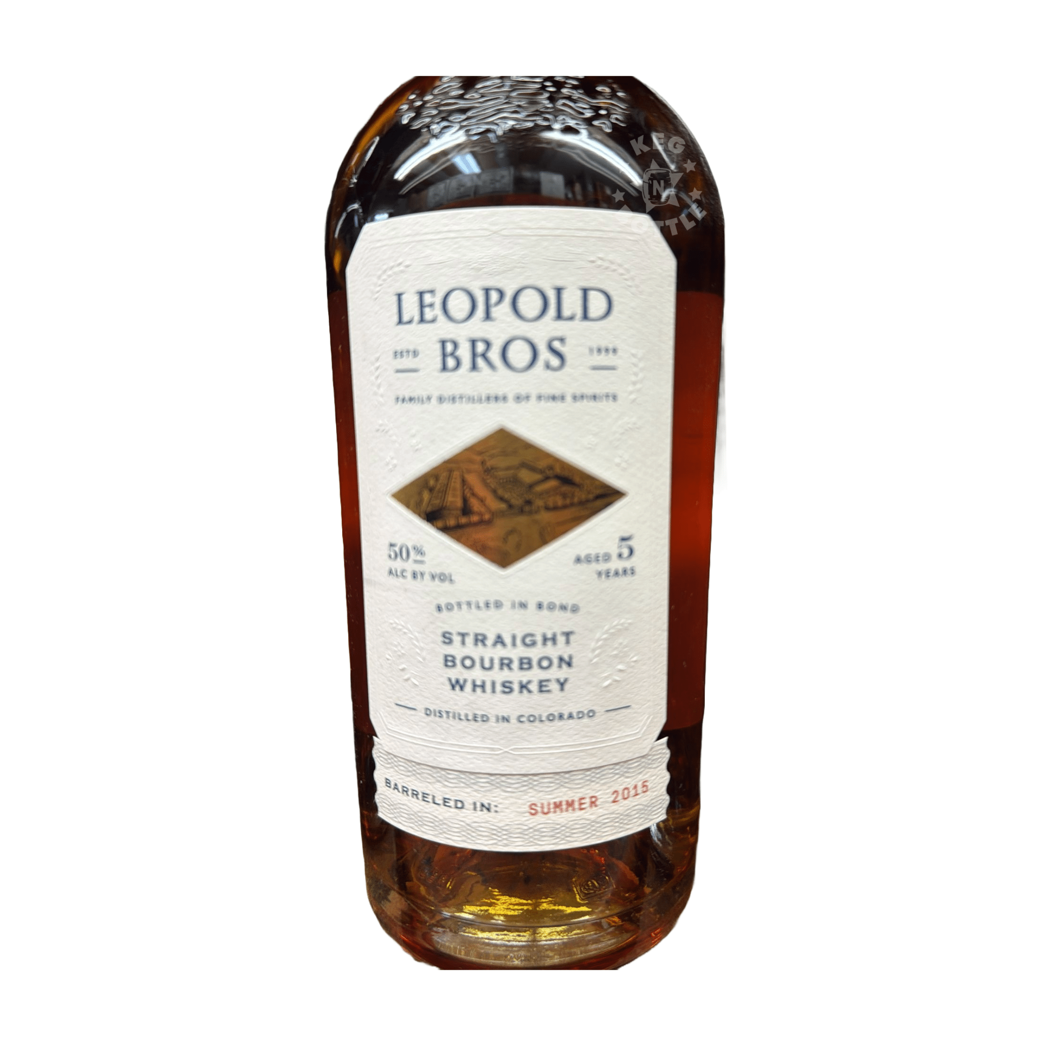Leopold Bros 5 Year Bottled In BondSummer 2015 Bourbon (750 ml) | Keg N Bottle