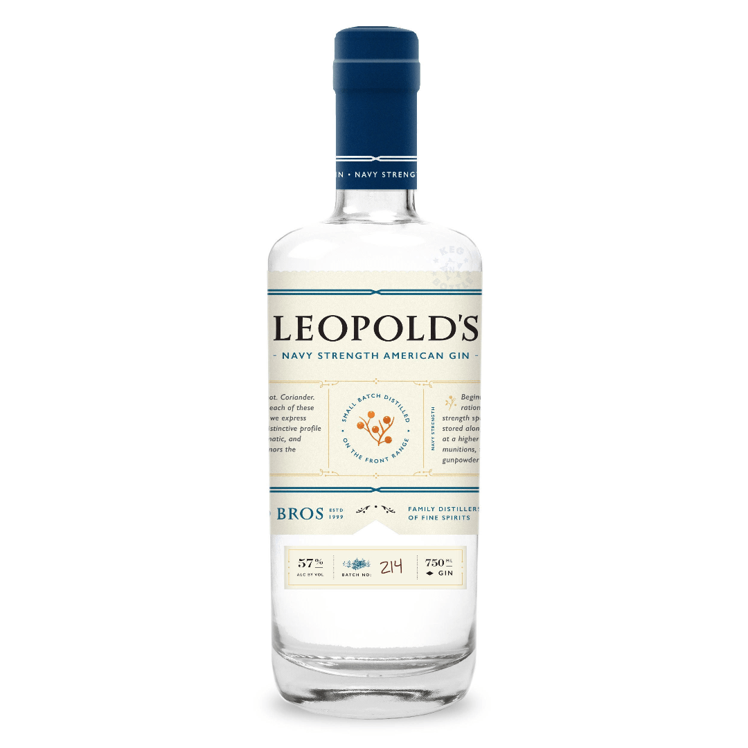 Leopold's Navy Strength American Gin (750 ml) | Keg N Bottle
