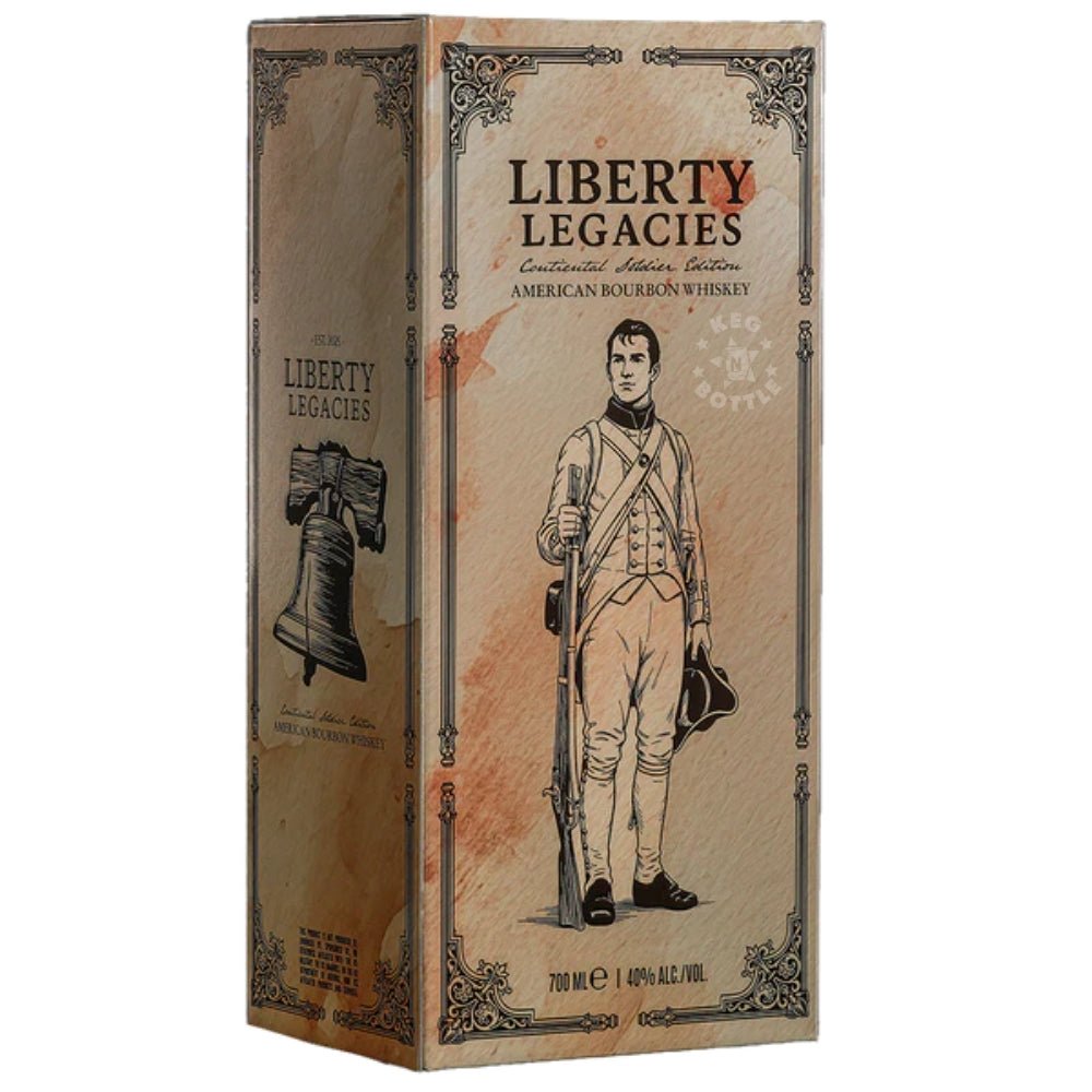 iberty Legacies Continental Soldier American bourbon whiskey ceramic soldier decanter with display box 6