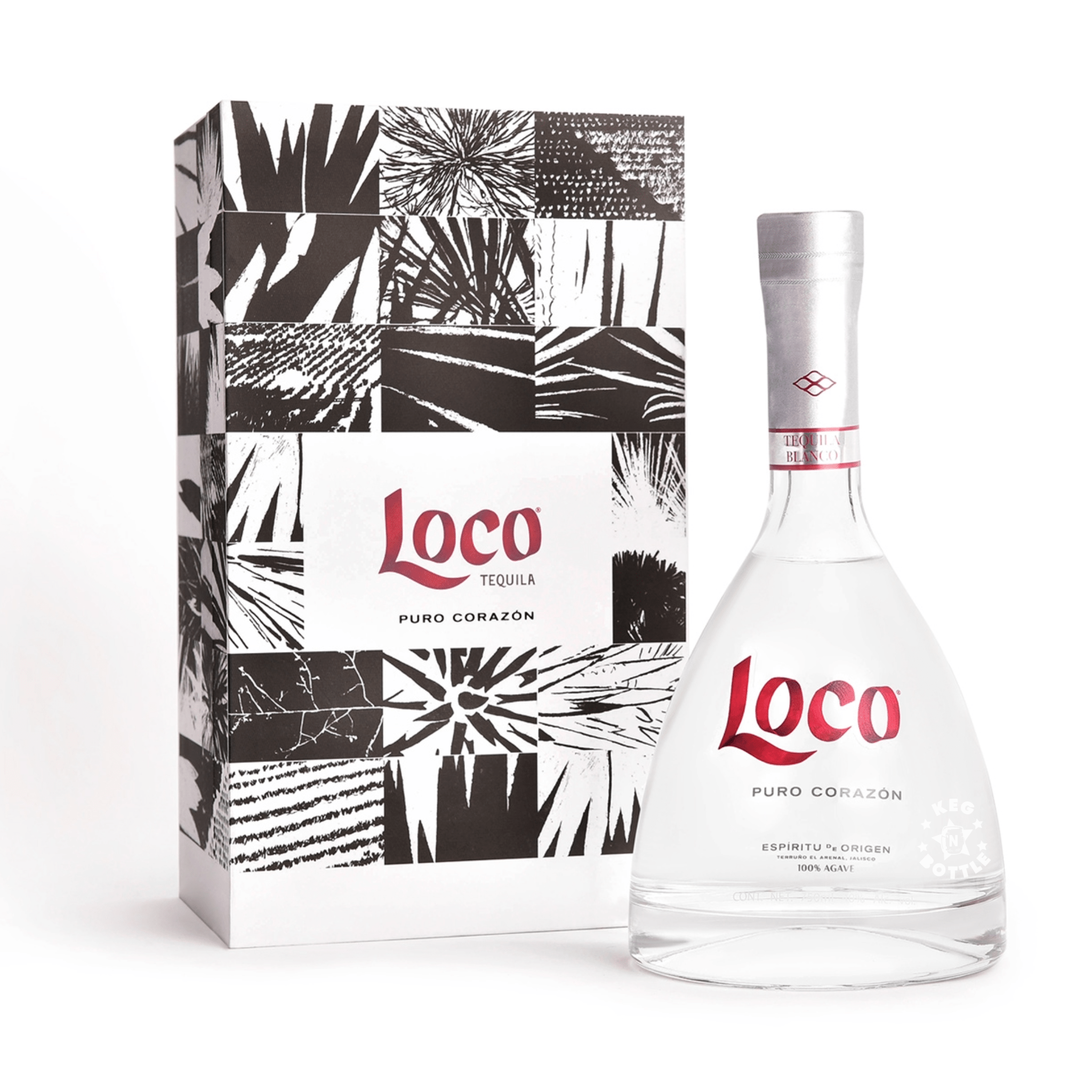 Loco Puro Corazon Blanco Tequila (750 ml) | Keg N Bottle