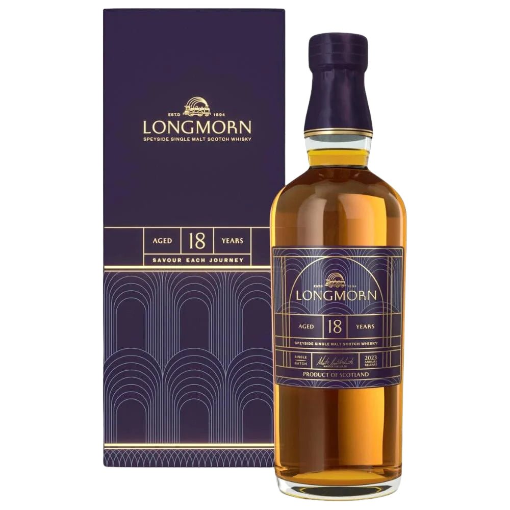 Longmorn 18 Year Speyside Single Malt Scotch Whiskey (750mL) | Keg N Bottle