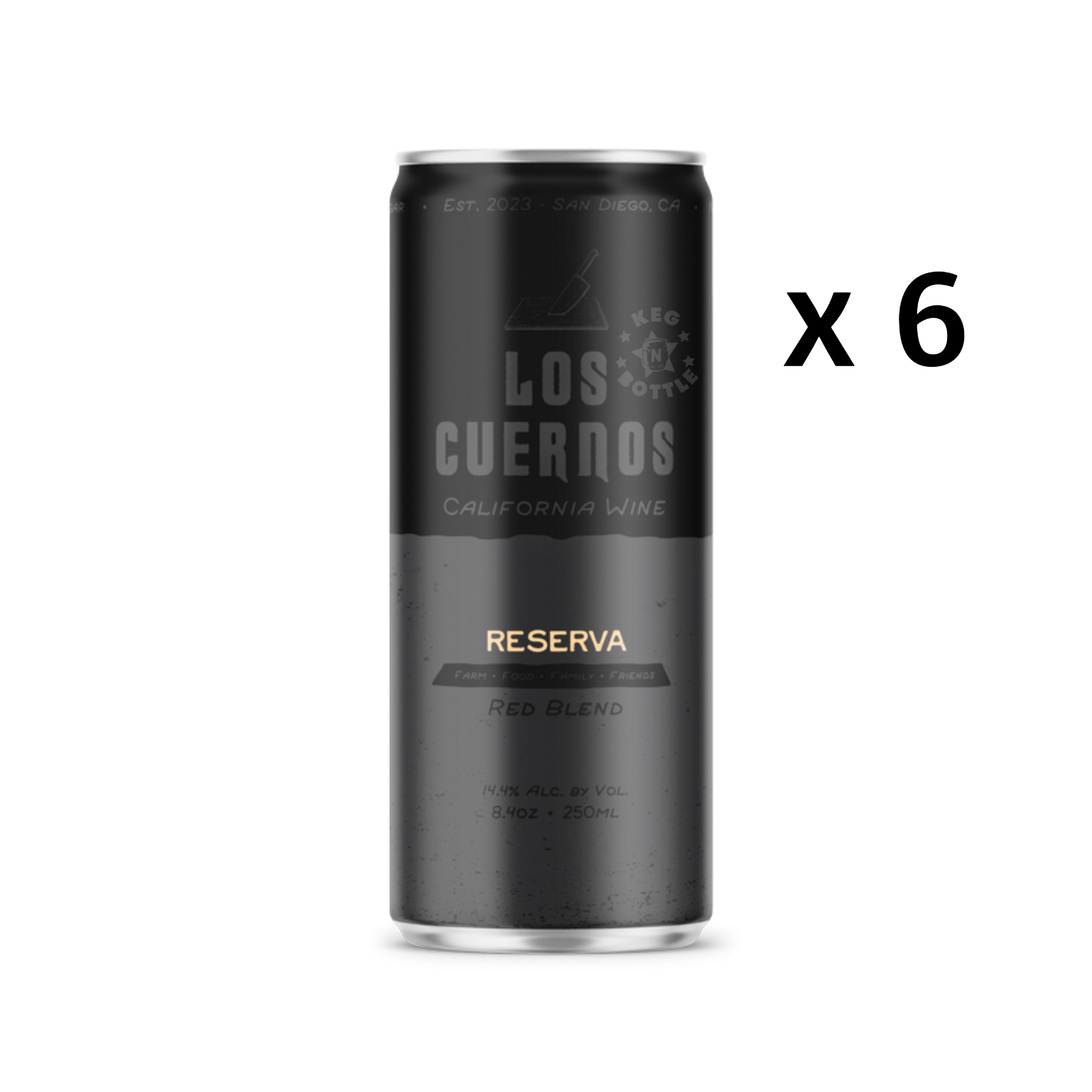 Los Cuernos Reserva (6 Pack) - Keg N Bottle