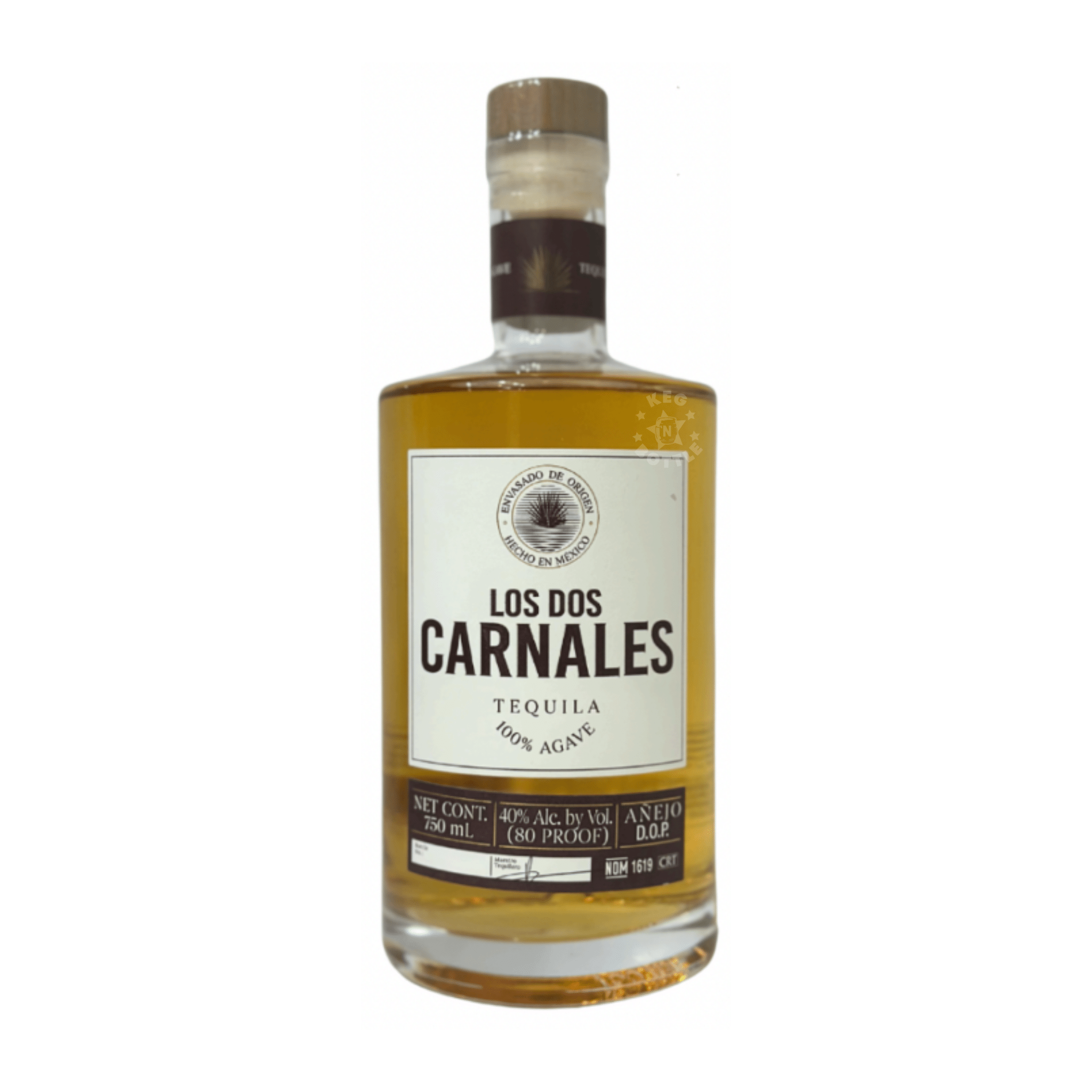 Los Dos Carnales Anejo Tequila (750 ml) - Keg N Bottle