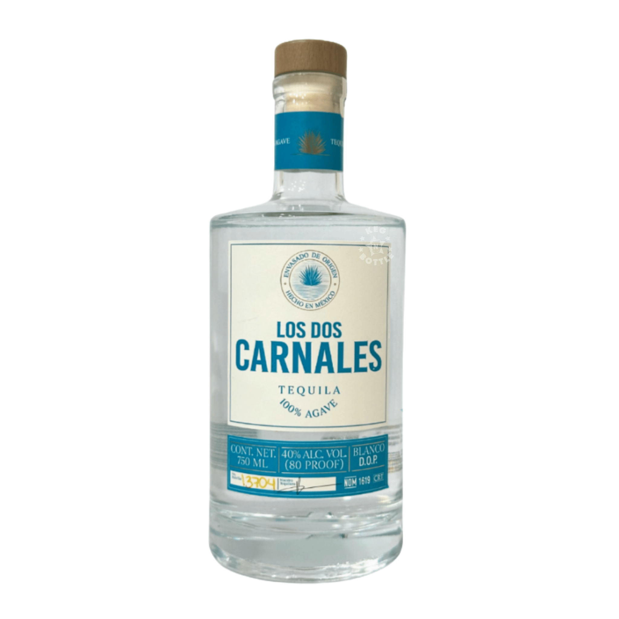 Los Dos Carnales Blanco Tequila (750 ml) - Keg N Bottle
