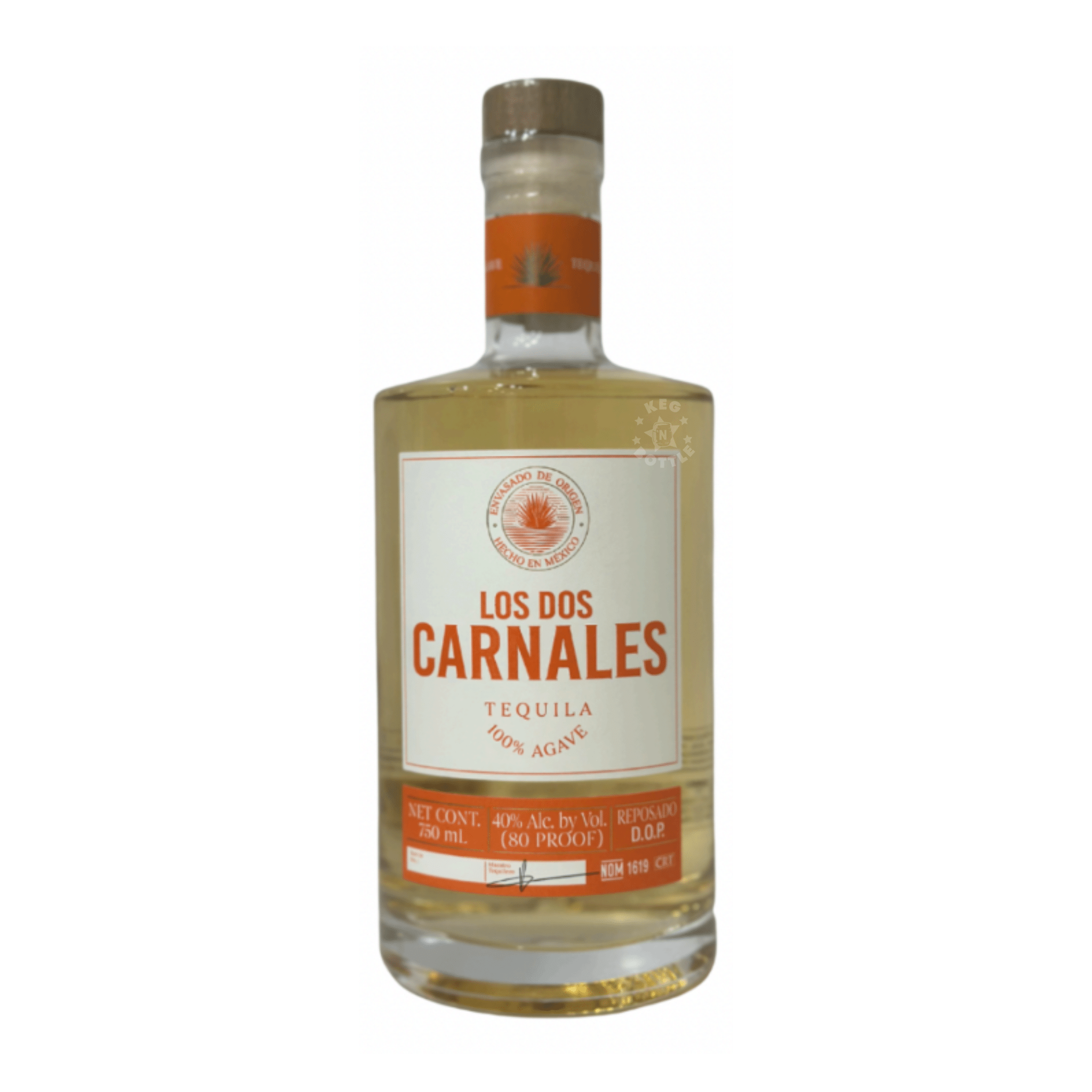 Los Dos Carnales Reposado Tequila (750 ml) - Keg N Bottle