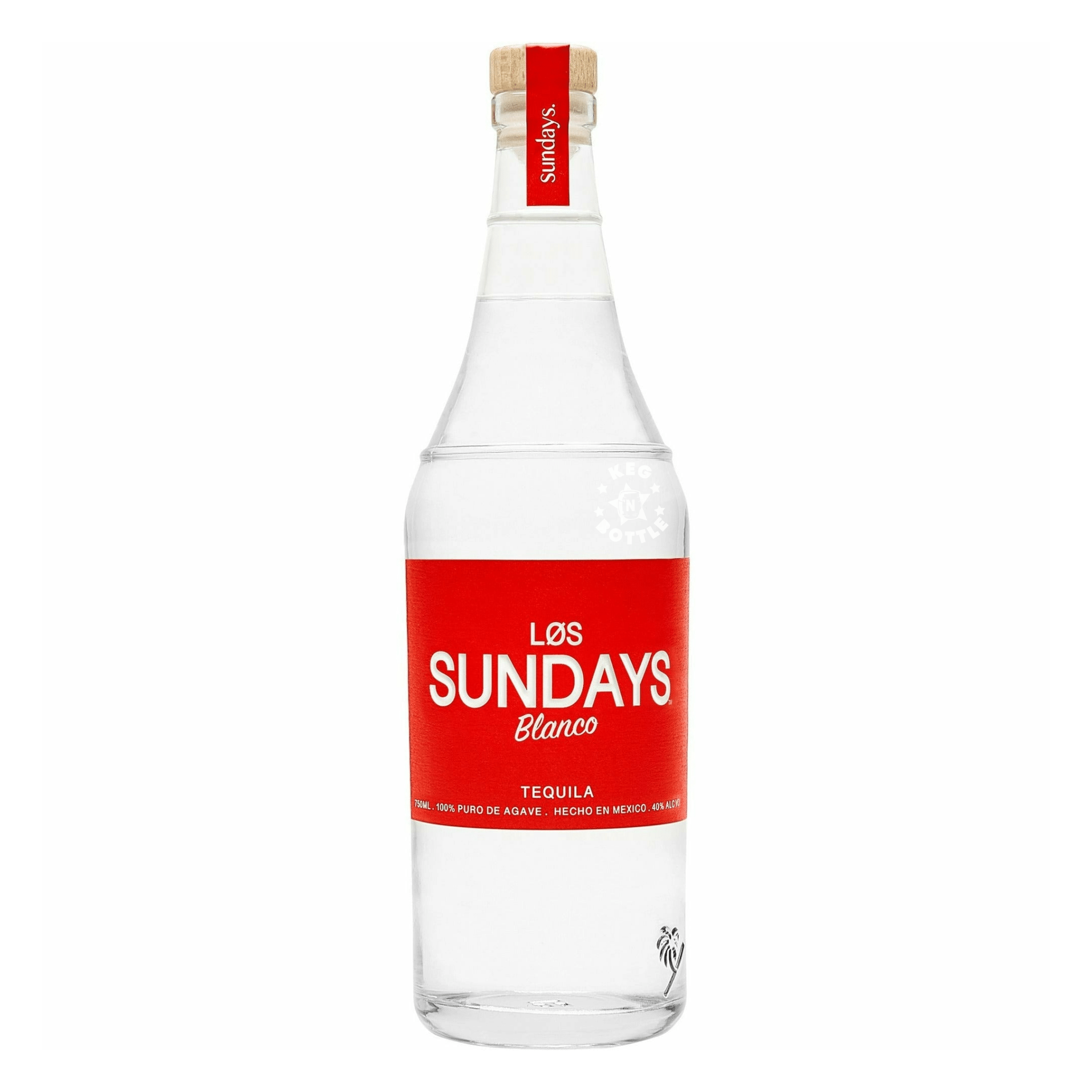 Los Sundays Blanco Tequila (750 ml) | Keg N Bottle