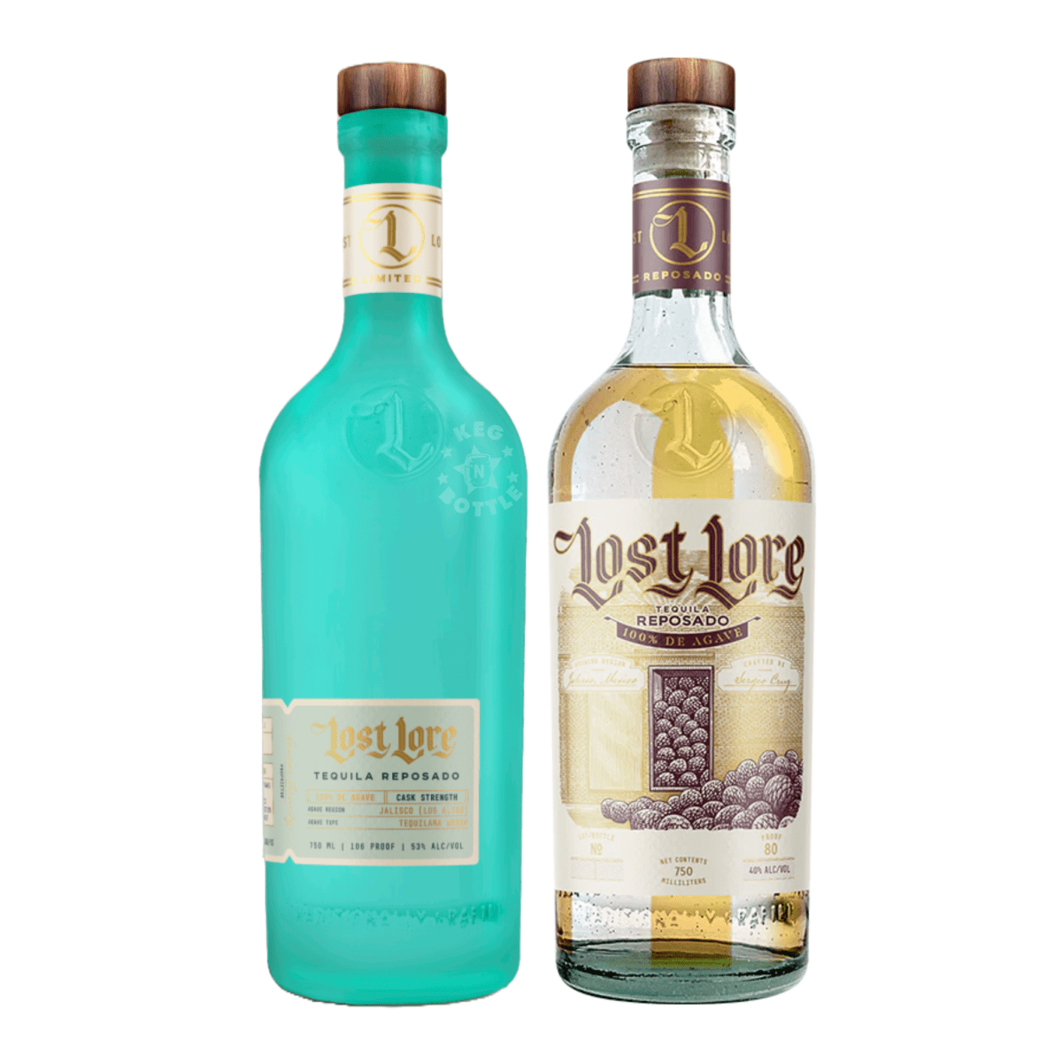 Lost Lore Amburana Reposado & Reposado Combo Pack (2 x 750 ml) | Keg N Bottle