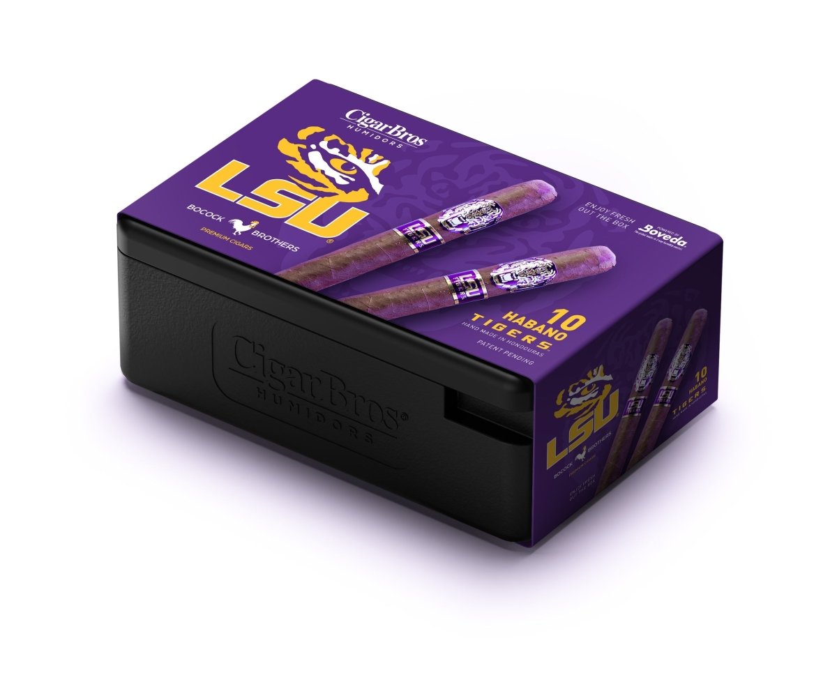 LSU TIGERS Habano Wrapper Toro Cigar by CigarBros | Keg N Bottle