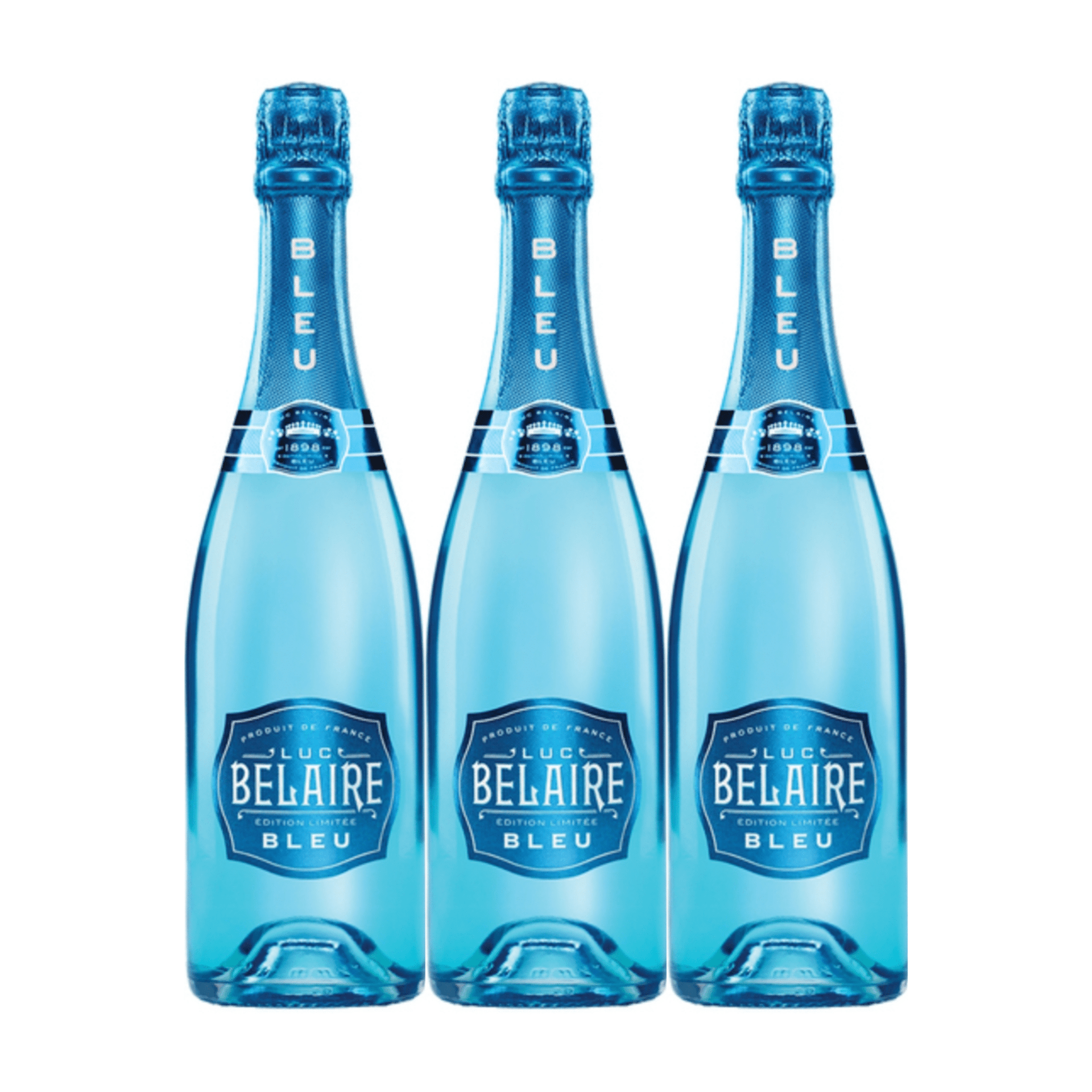Luc Belaire Bleu Champagne Rick Ross (3 x 750 ml) | Keg N Bottle