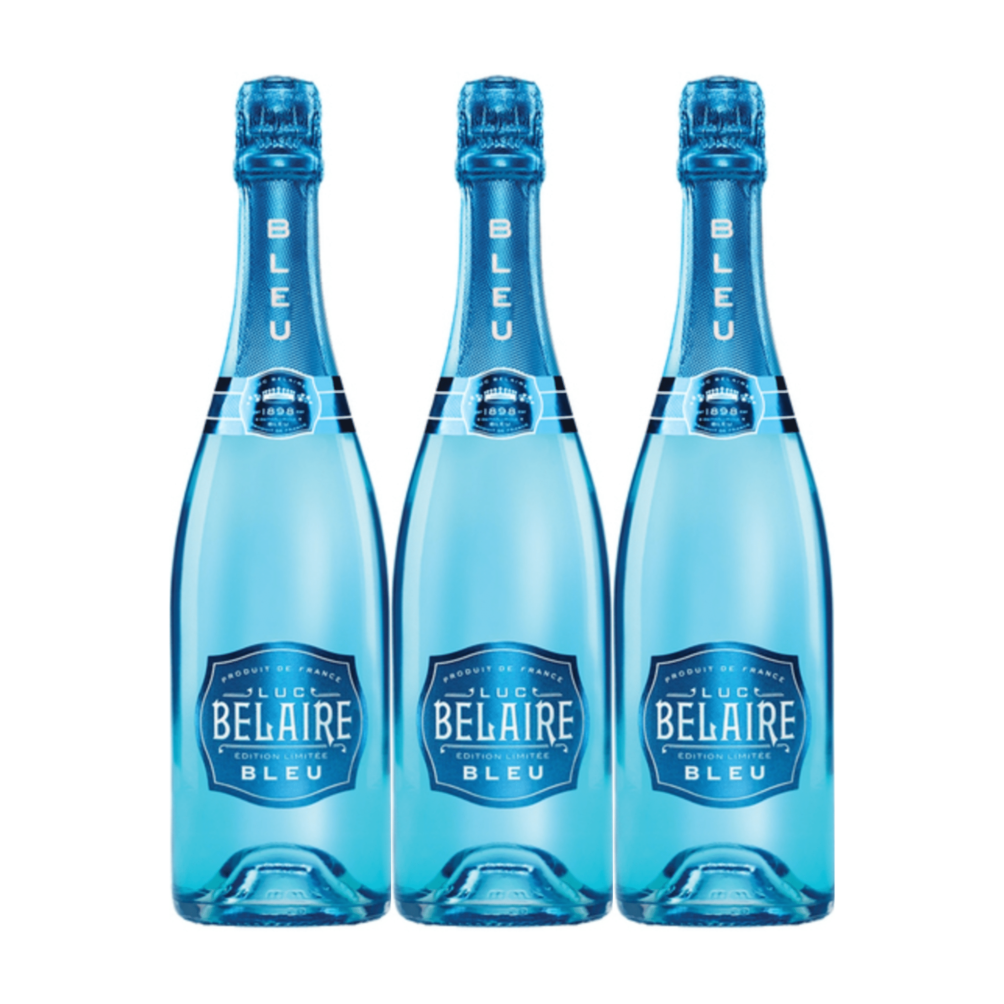 Luc Belaire Bleu Champagne Rick Ross (3 x 750 ml) | Keg N Bottle