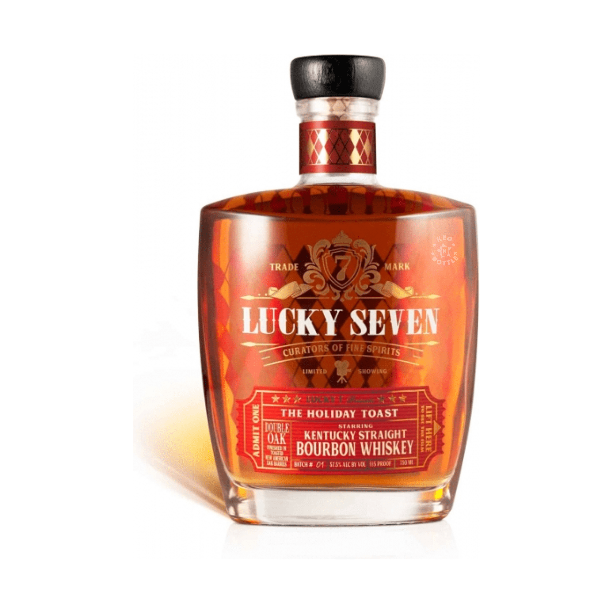 Lucky Seven The Holiday Toast Bourbon Whiskey (750 ml) | Keg N Bottle
