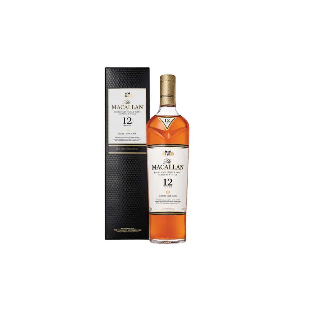 Macallan 12 Year Sherry Oak Single Malt Scotch Whiskey (750 ml) | Keg N Bottle