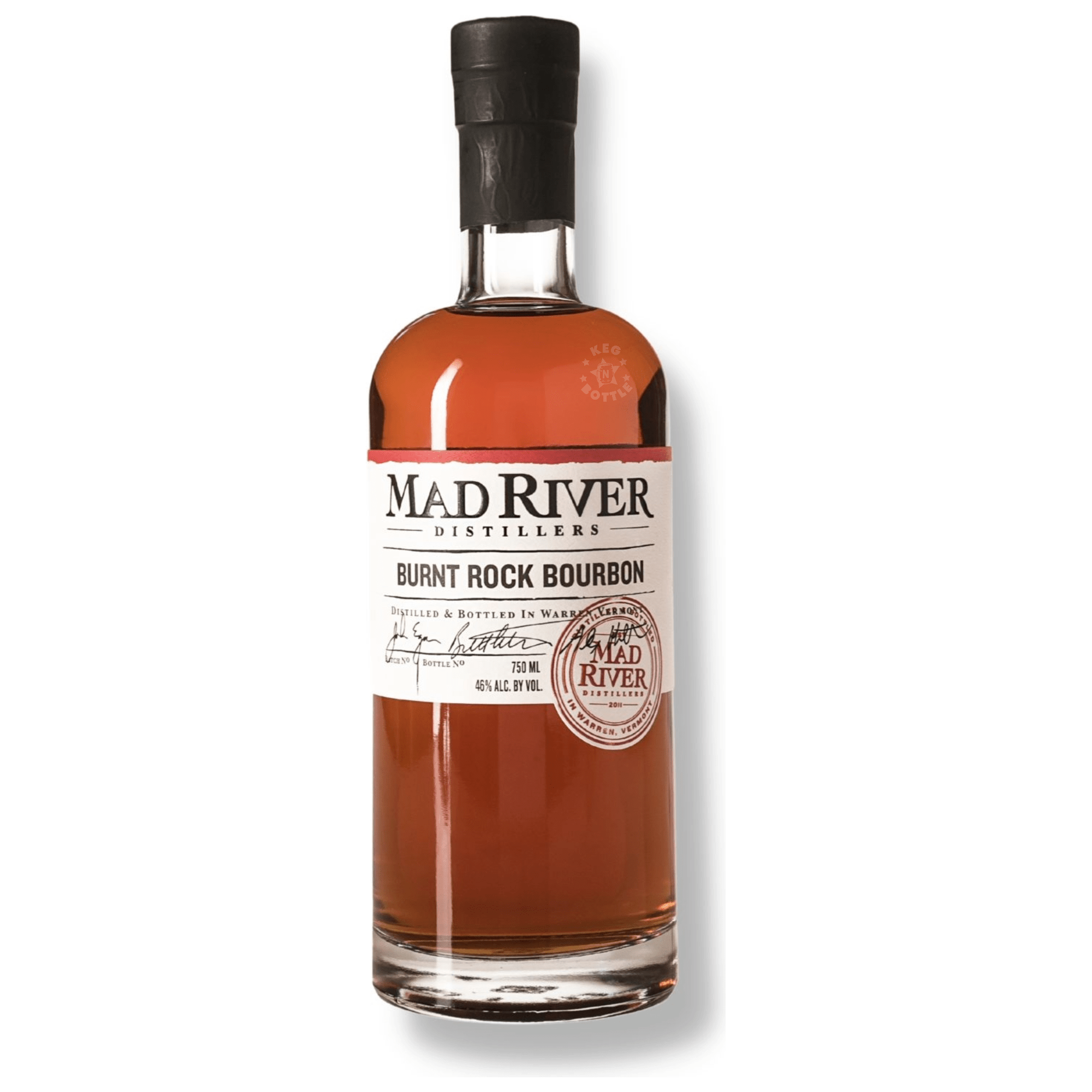 Mad River Burnt Rock Bourbon Whiskey (750 ml) | Keg N Bottle