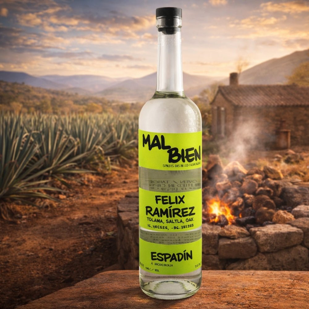 Mal Bien Green Tape Espadín (Ramírez) Mezcal (750 mL)