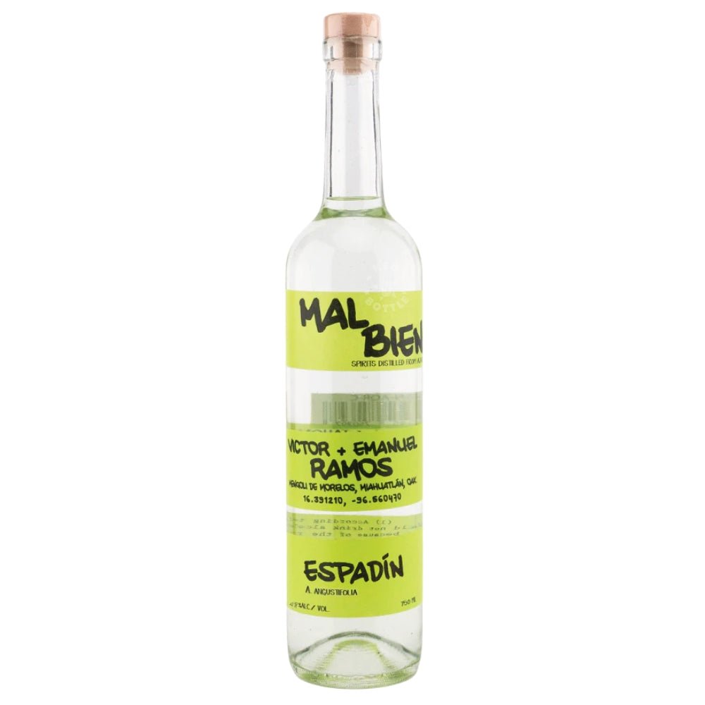 Mal Bien Green Tape Espadín Ramos Mezcal 96 Proof 750ml bottle