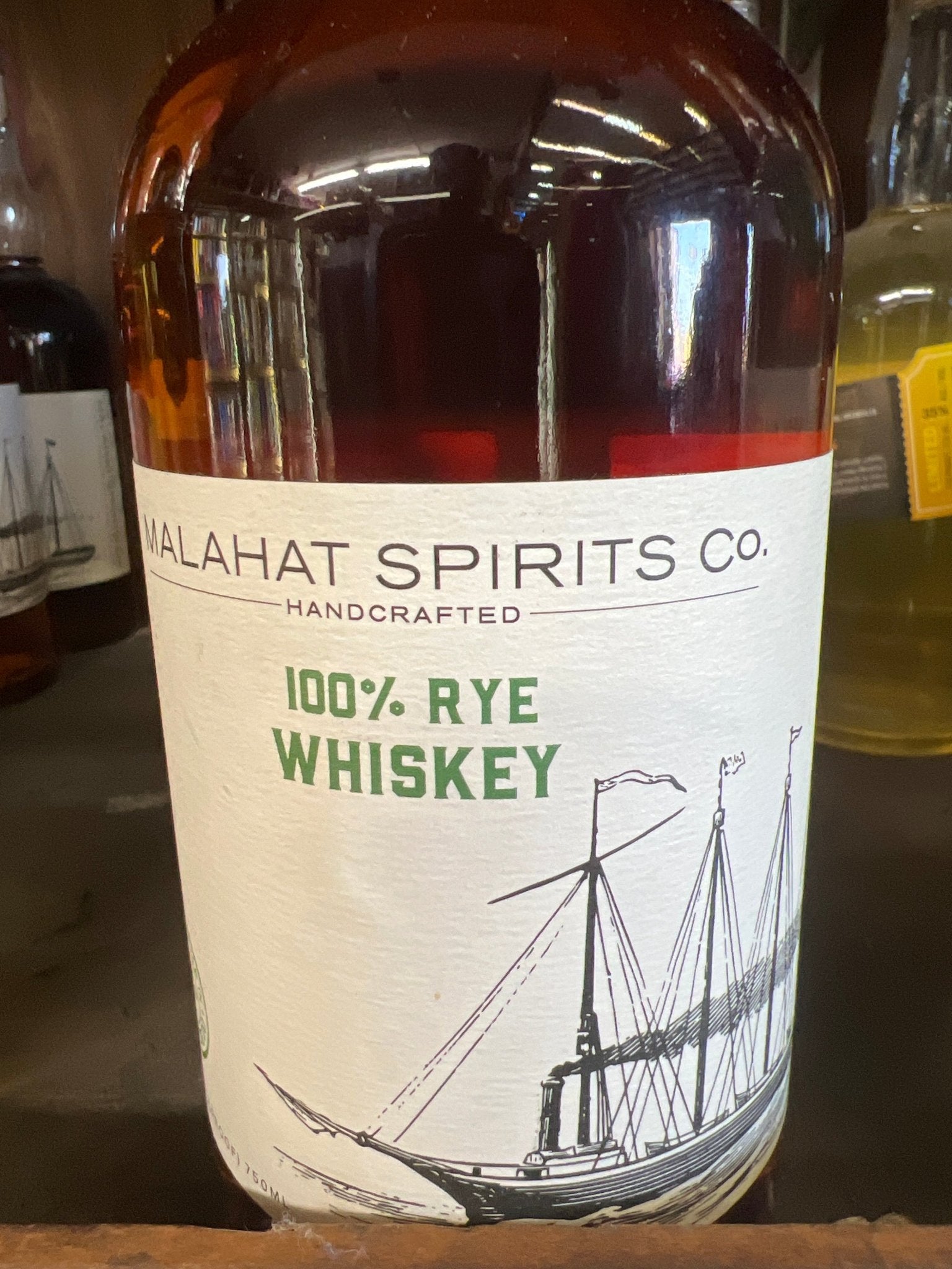 Malahat Spirits Co. Rye Whiskey (750mL) | Keg N Bottle