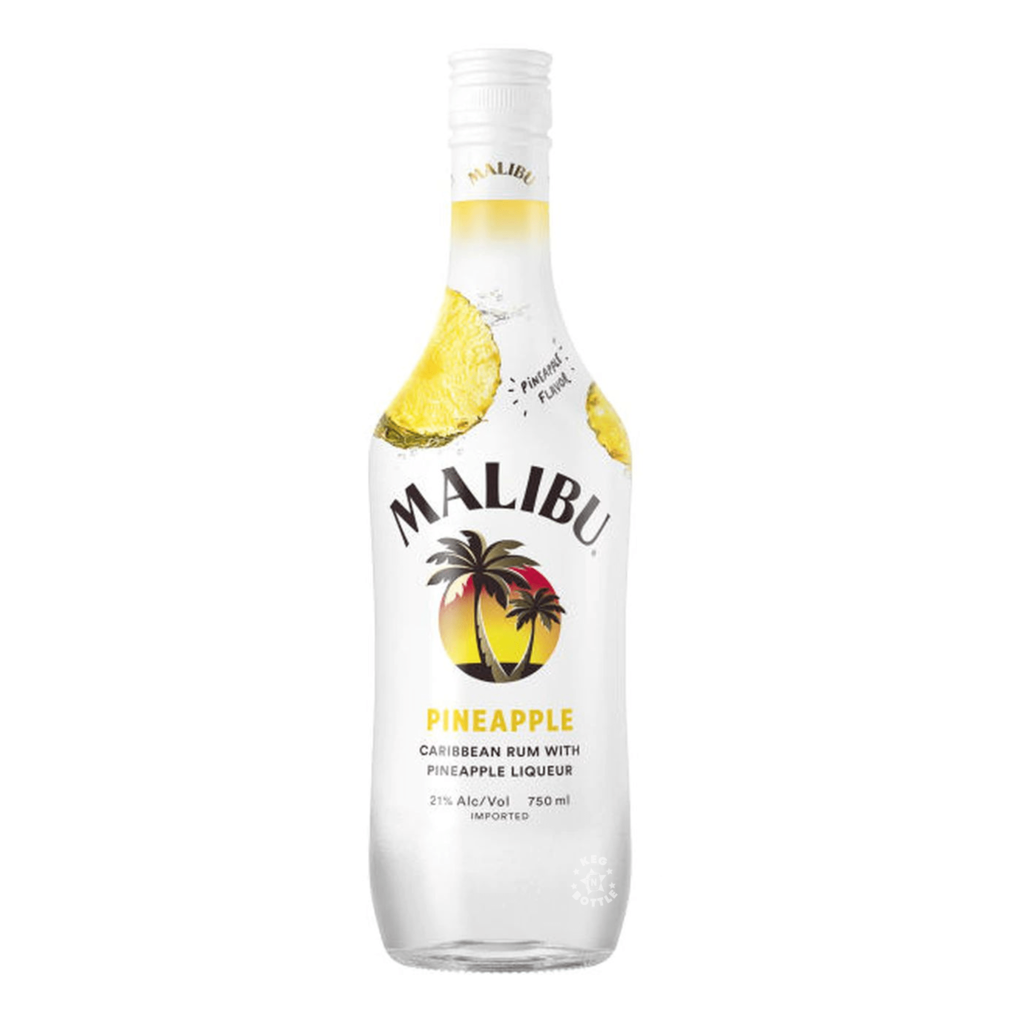 Malibu Pineapple Rum (750 ml) - Keg N Bottle