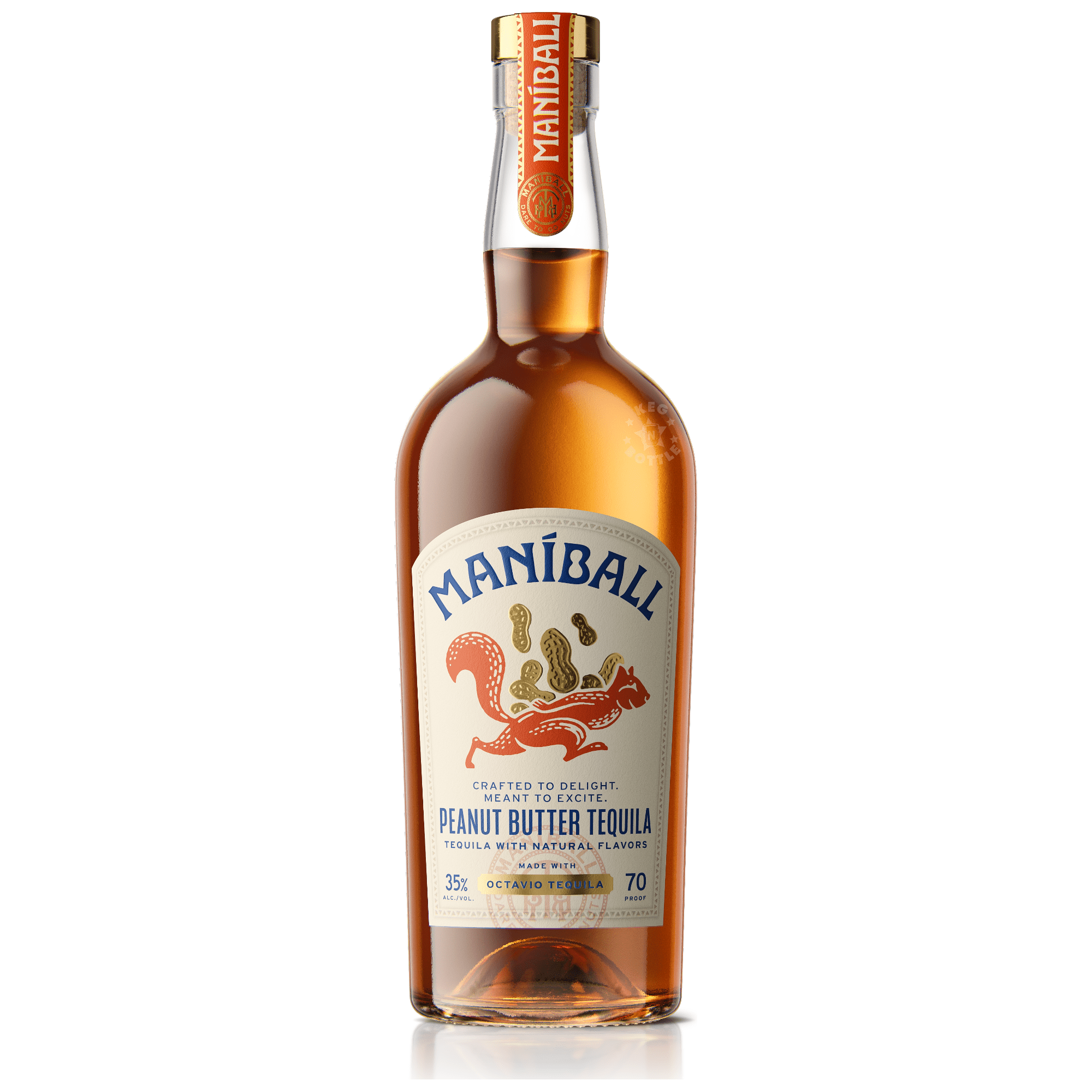 Maniball Peanut Butter Tequila (750 mL) | Keg N Bottle