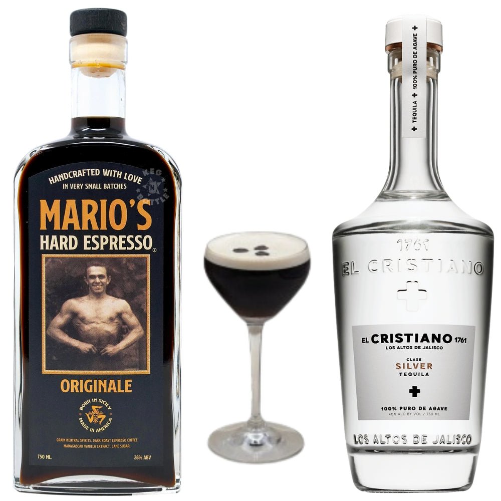 Mario's El Cristiano Tequila Martini Kit (2x 750 ml) | Keg N Bottle