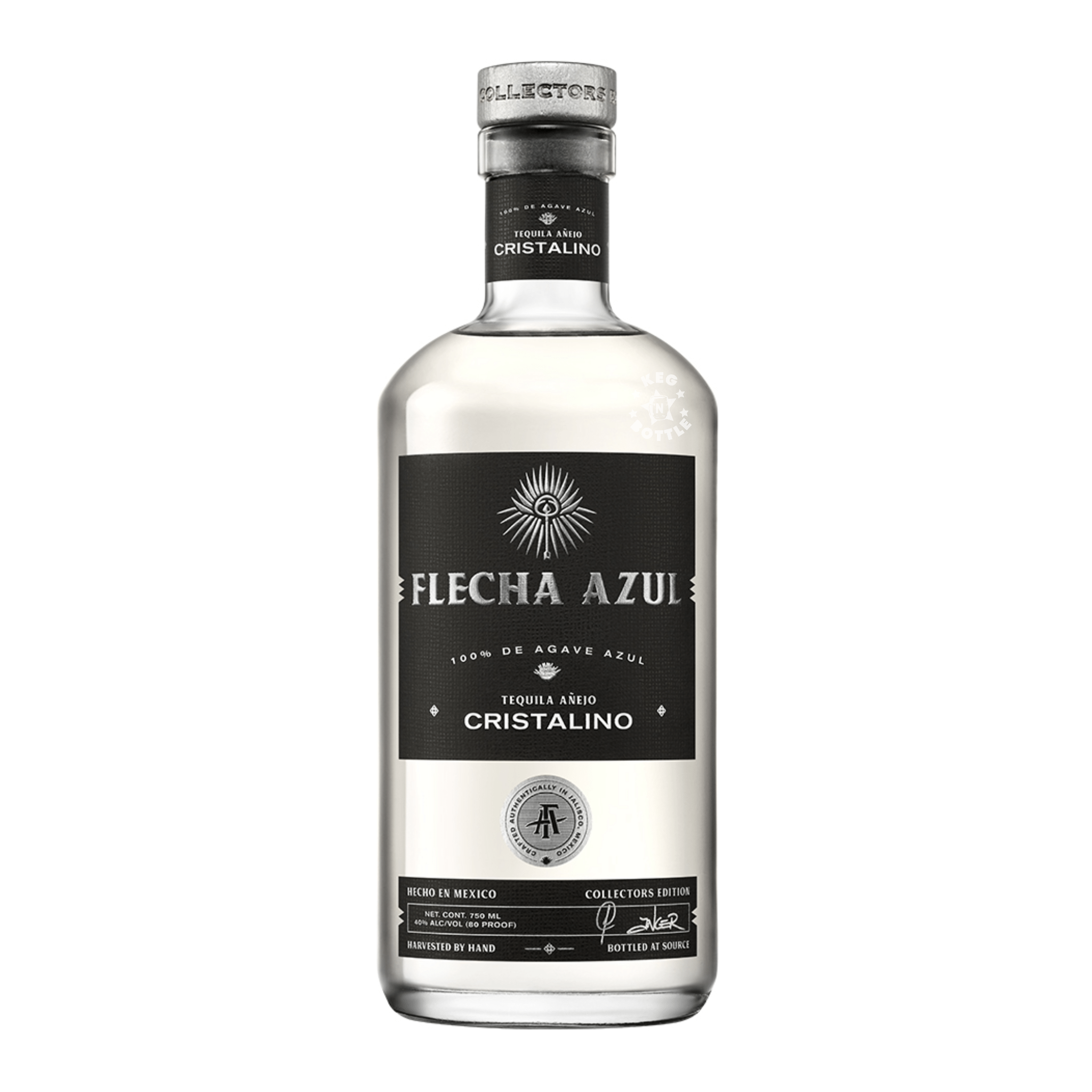 Mark Wahlberg's Flecha Azul Anejo Cristalino Tequila (750 ml) | Keg N Bottle
