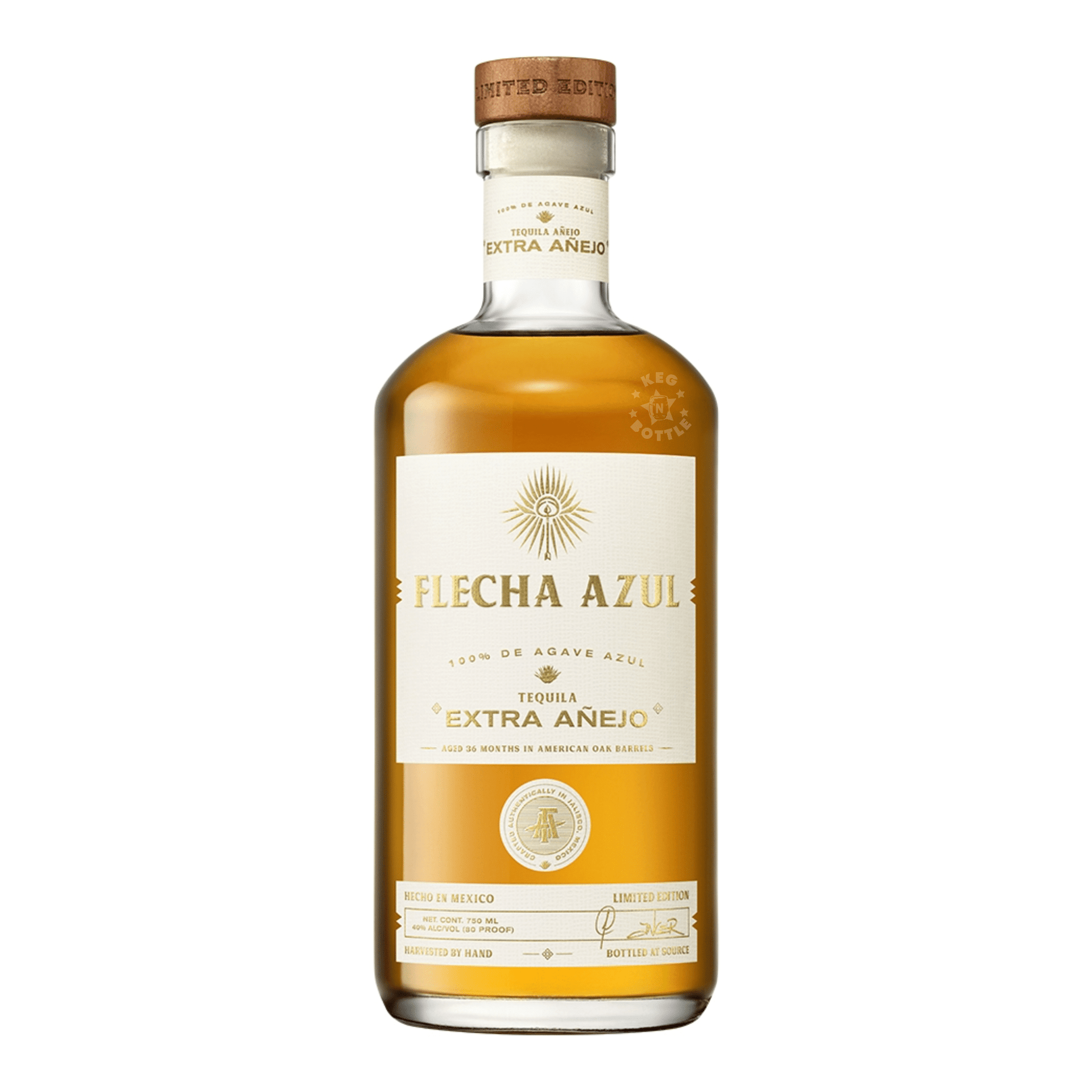 Mark Wahlberg's Flecha Azul Extra Anejo Tequila (750 ml) | Keg N