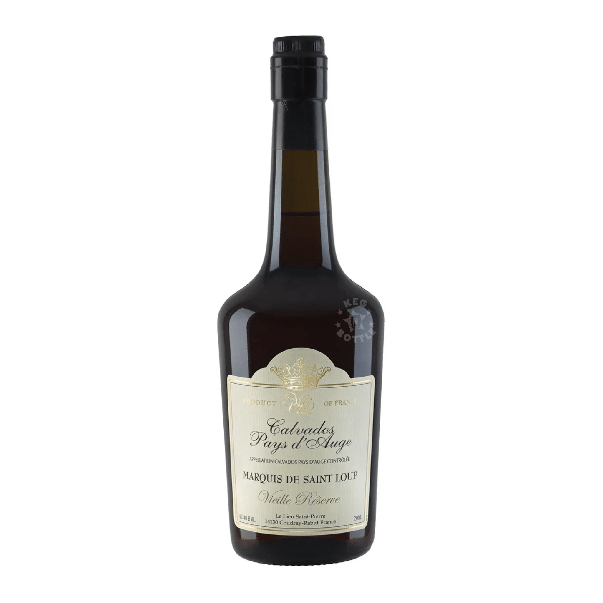 Marquis de Saint Loup Calvados Pays d'Auge Vieille Reserve (750 ml) - Keg N Bottle