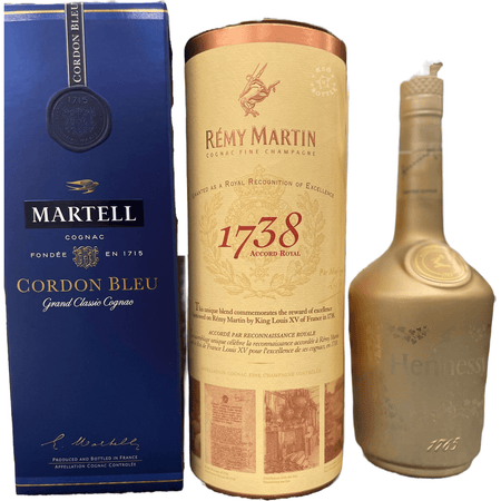 REMY MARTIN & MARTELL ブランデーセット martell-remy-henny-combo-pack-