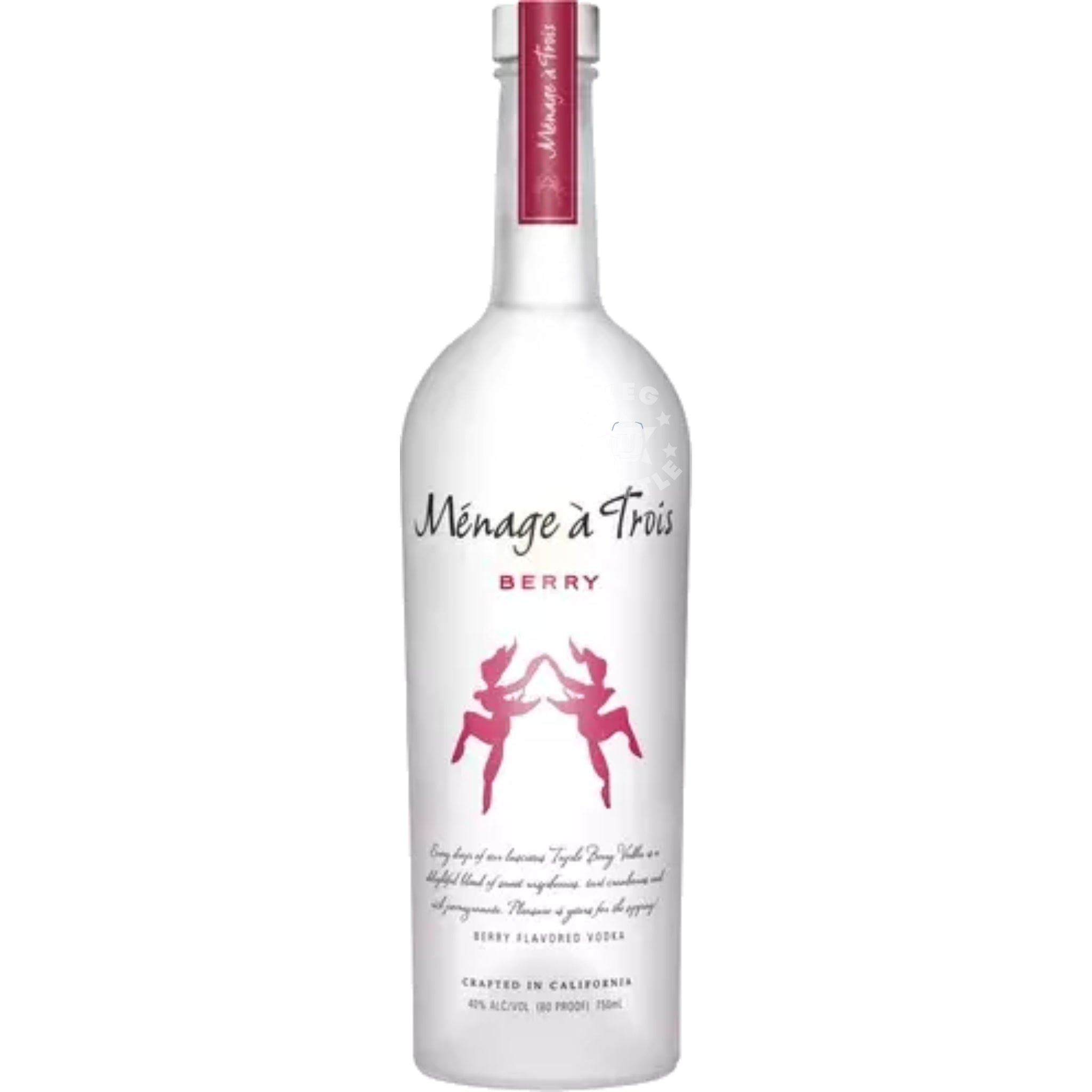 Menage A Trois Berry Vodka (750 ml) - Keg N Bottle
